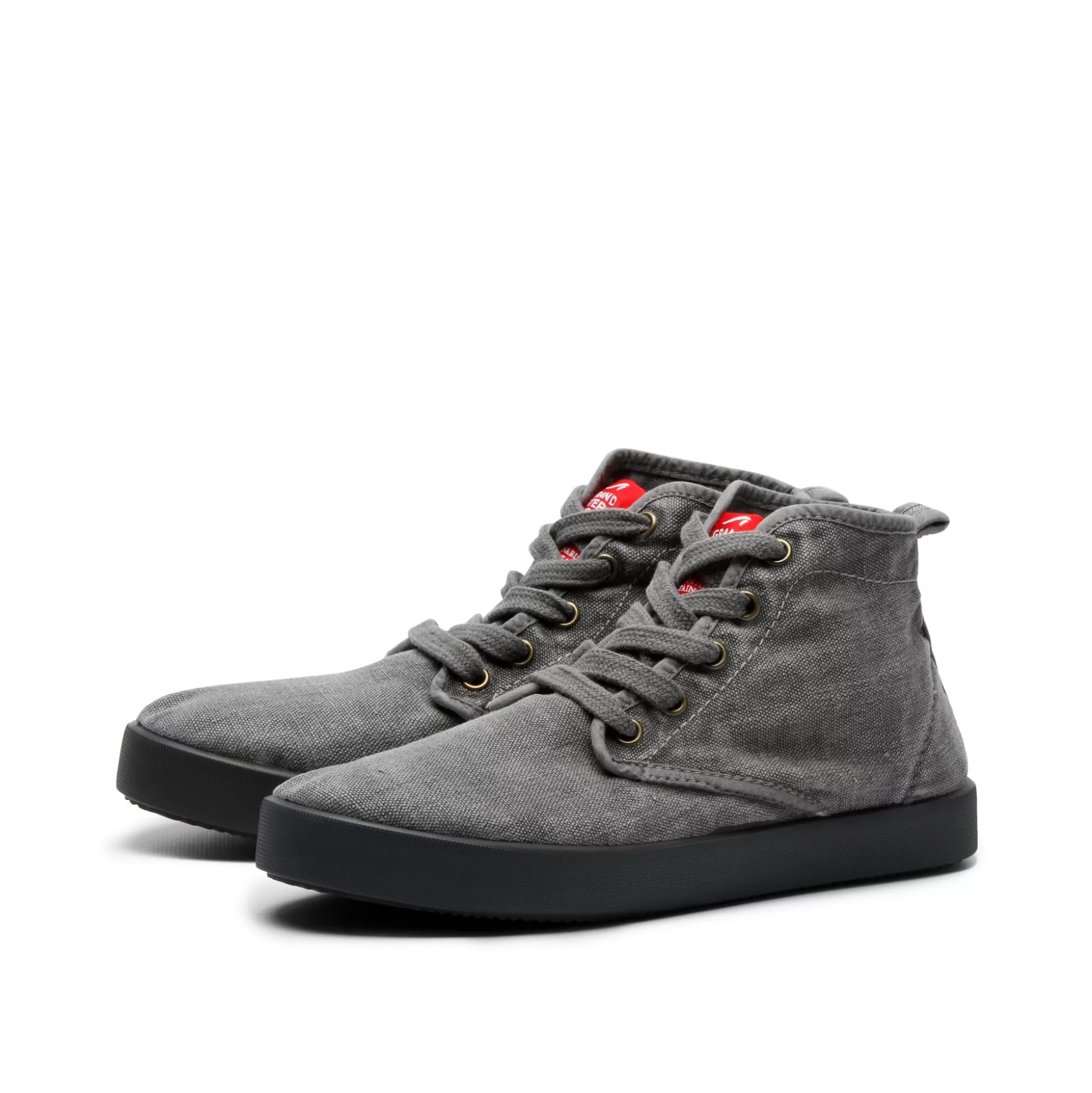 Herren Grand Step Adam Hemp Sneaker Grey Washed