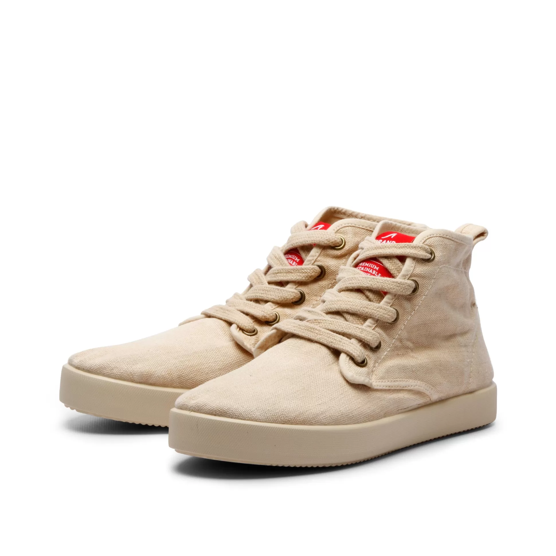 Herren Grand Step Adam Hemp Sneaker Nature Washed