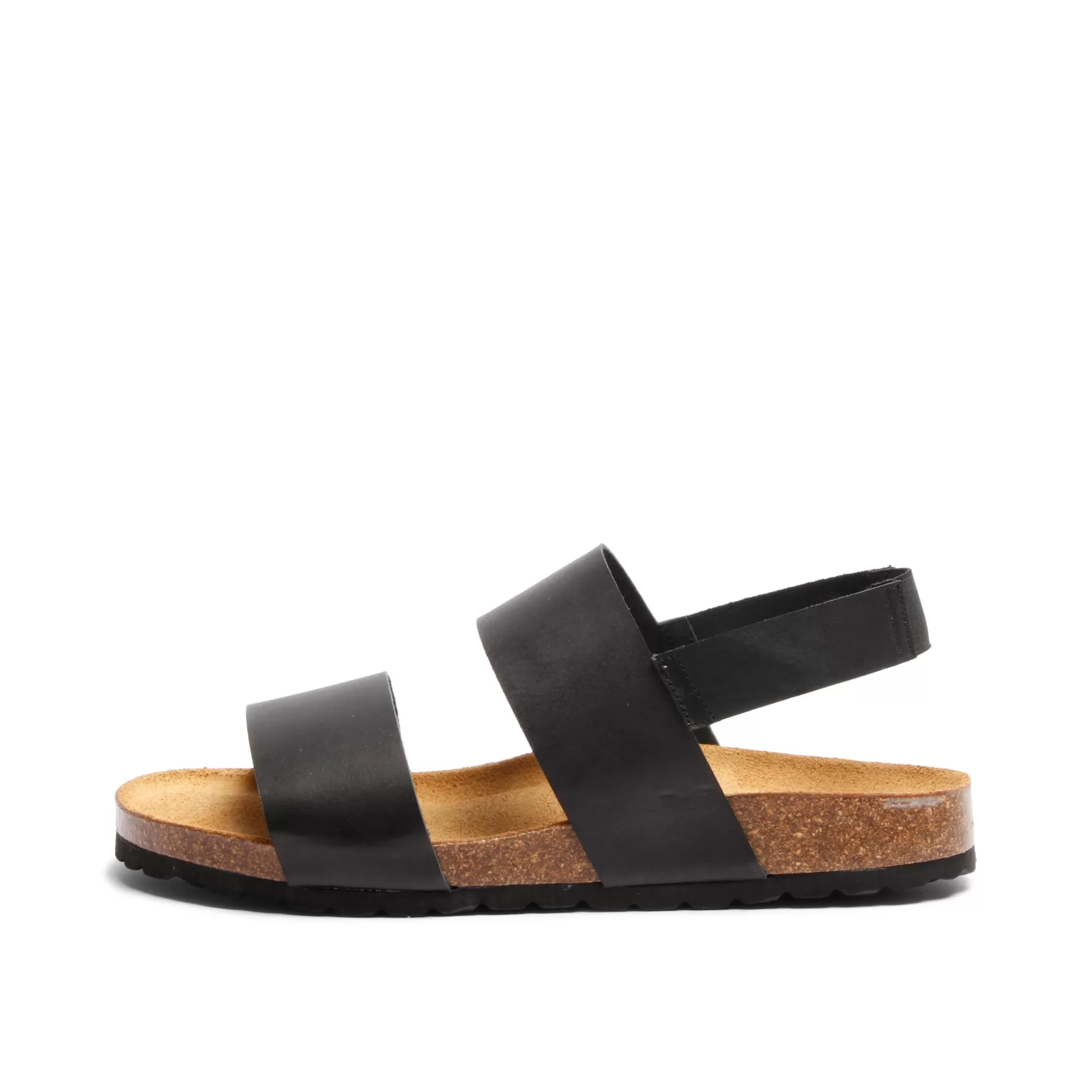 Herren Grand Step Alex Bio Leather Sandal Black