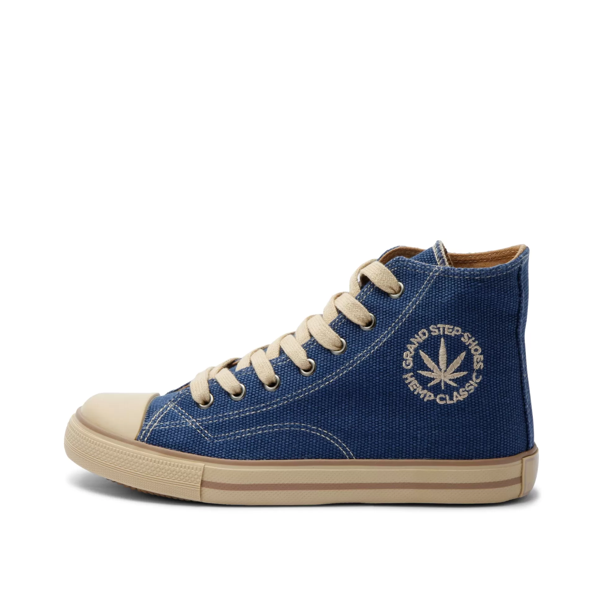 Herren Grand Step Billy Navy Hemp Sneaker