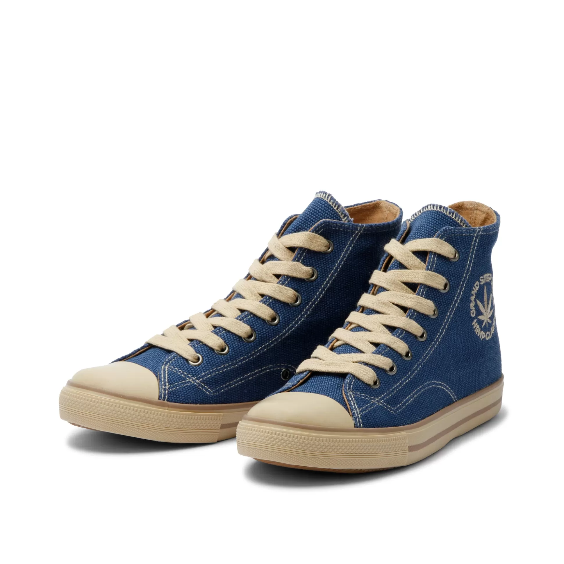 Herren Grand Step Billy Navy Hemp Sneaker