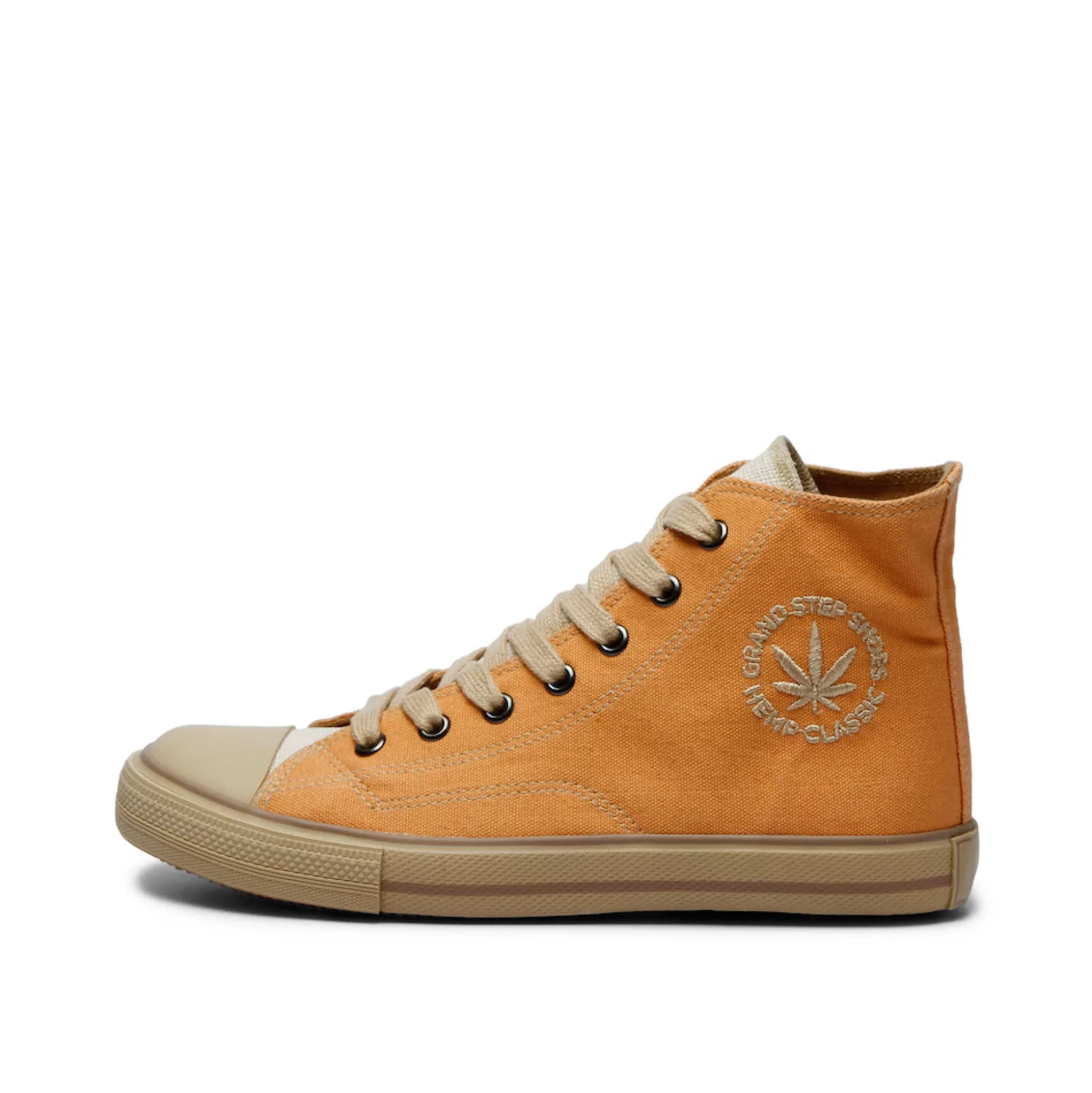 Herren Grand Step Billy Orange-Offwhite Hemp Sneaker