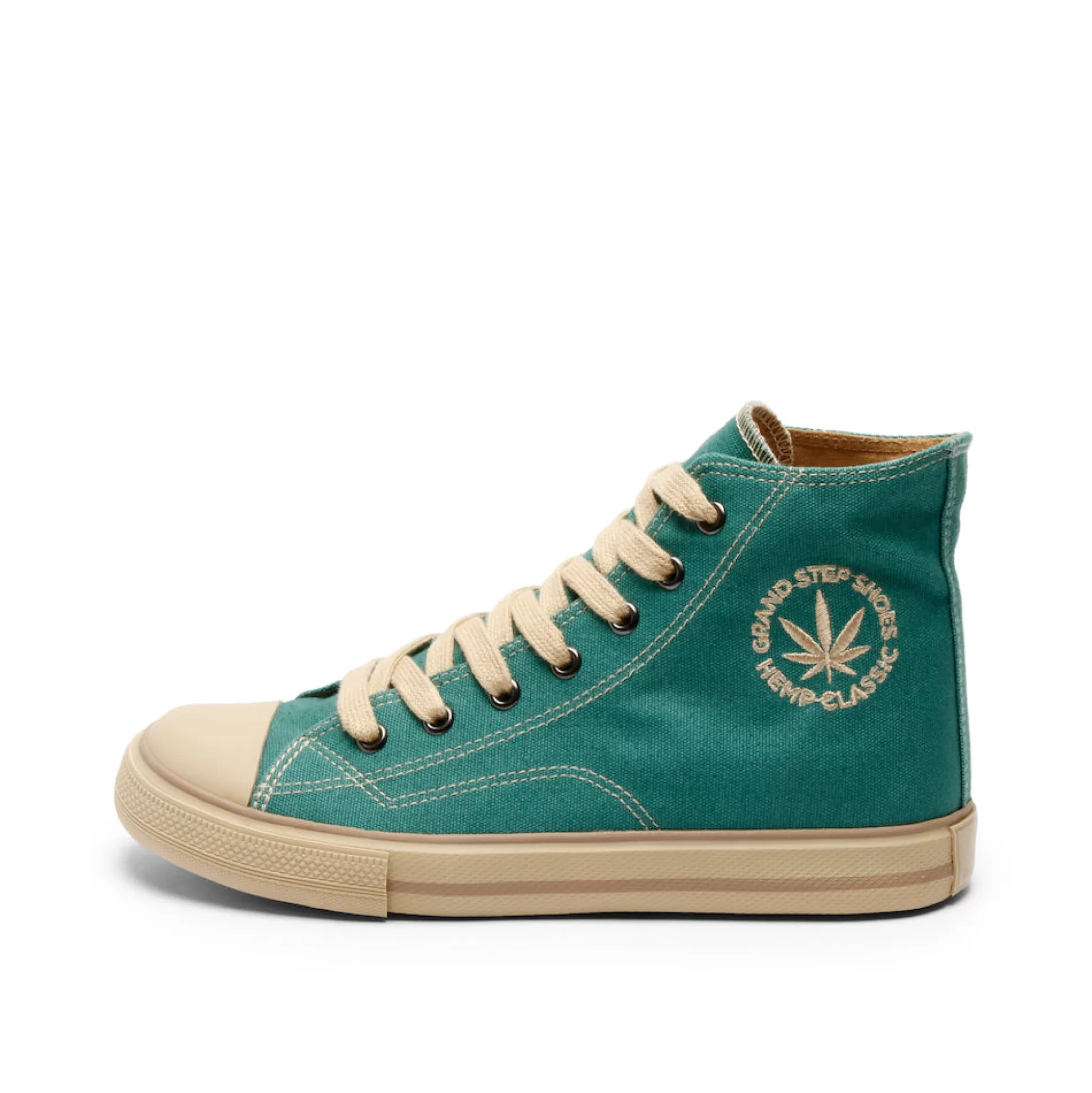 Herren Grand Step Billy Seagreen Hemp Sneaker