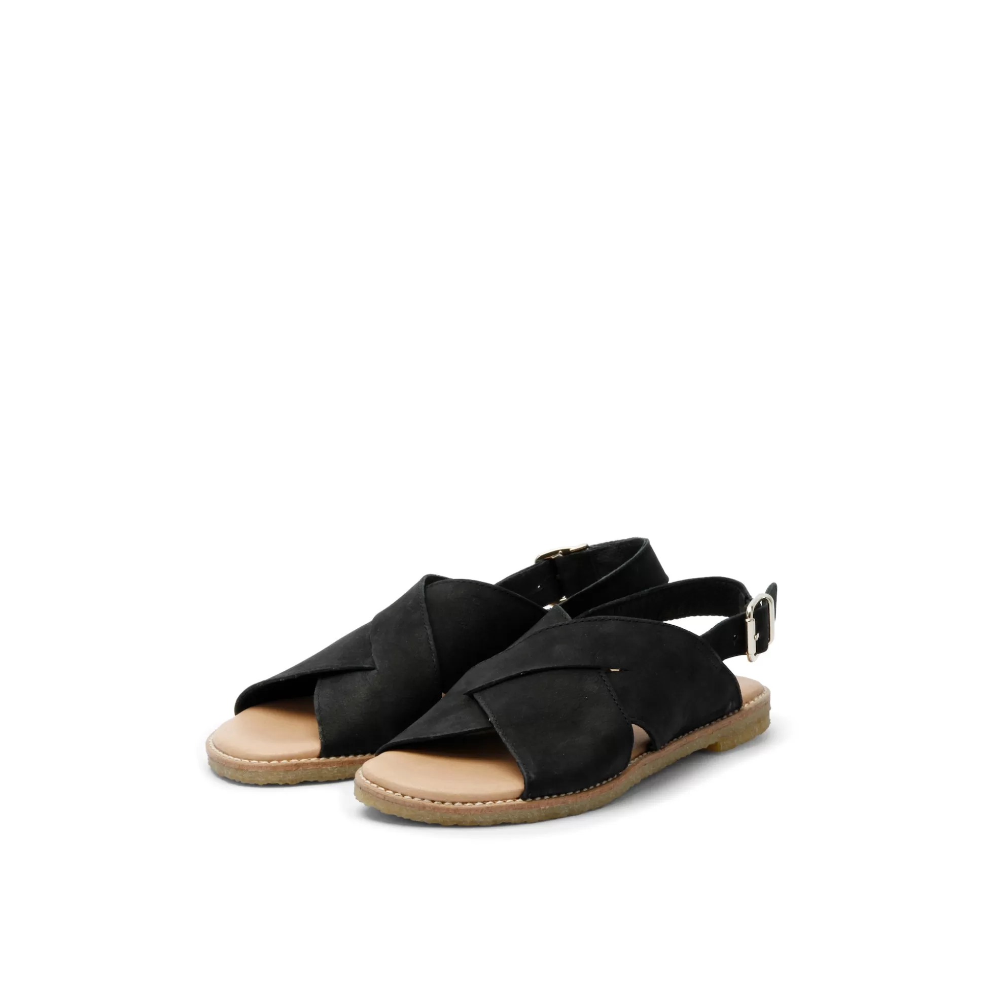 Damen Grand Step Bonita Leather Sandal Black