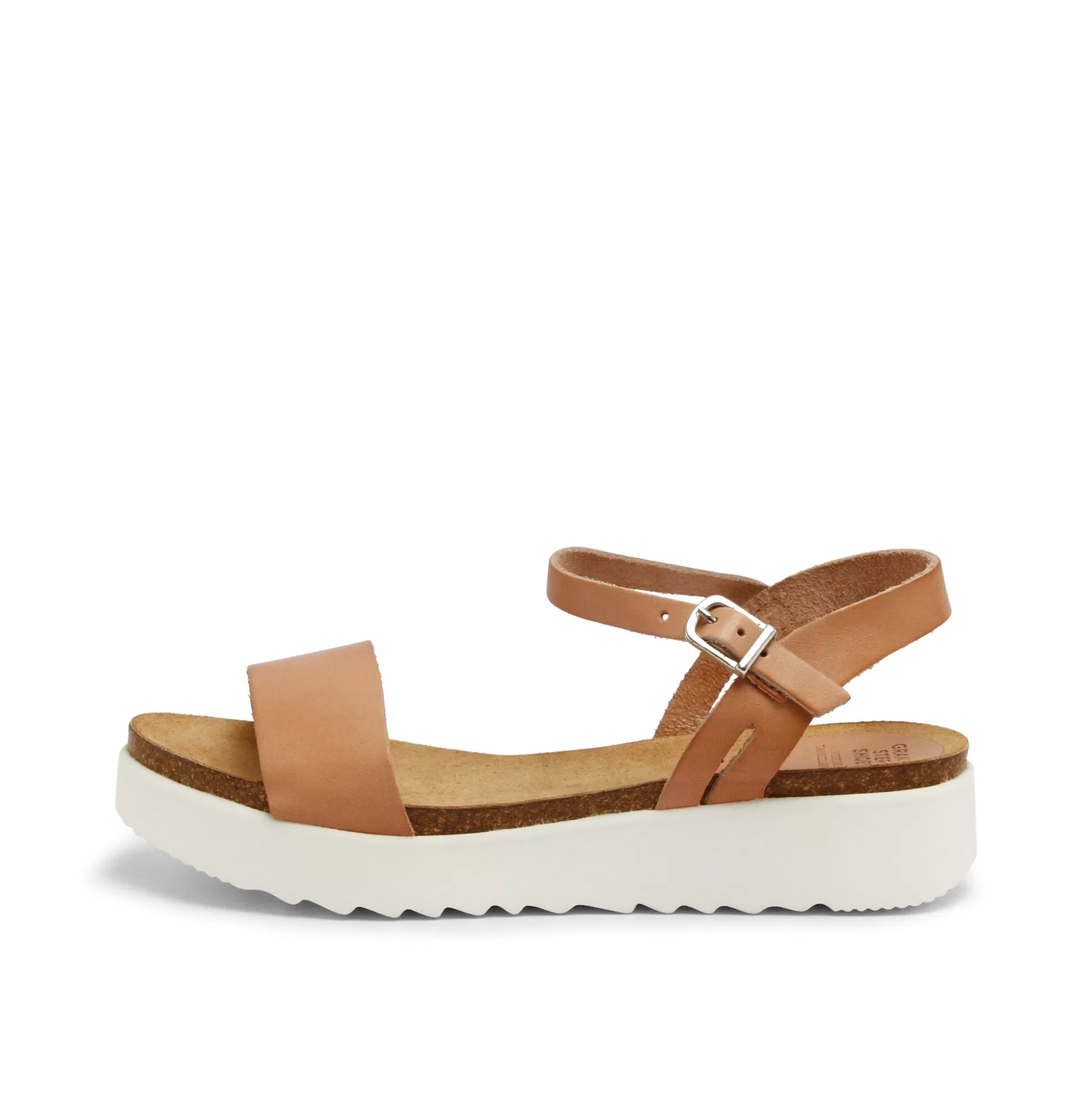 Damen Grand Step Eden Leather Sandal Sand