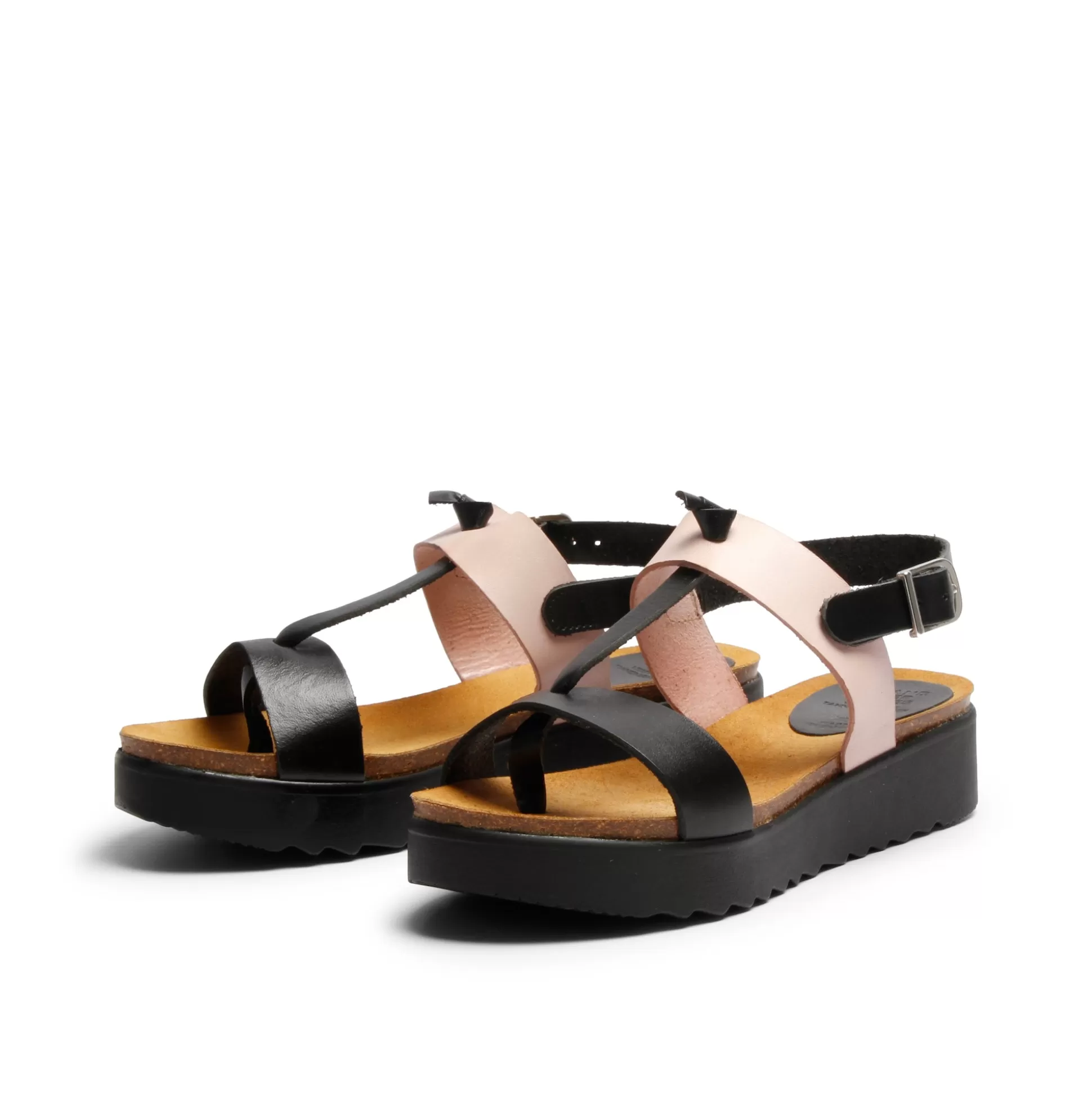 Damen Grand Step Edina Leather Sandal Black