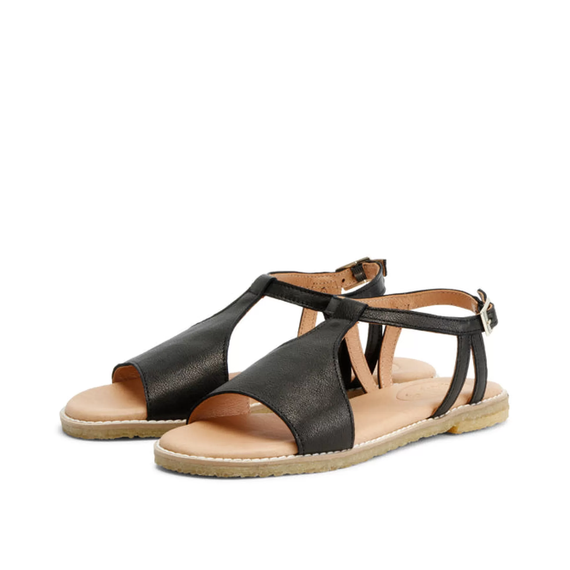 Damen Grand Step Eldora Leather Sandal Black