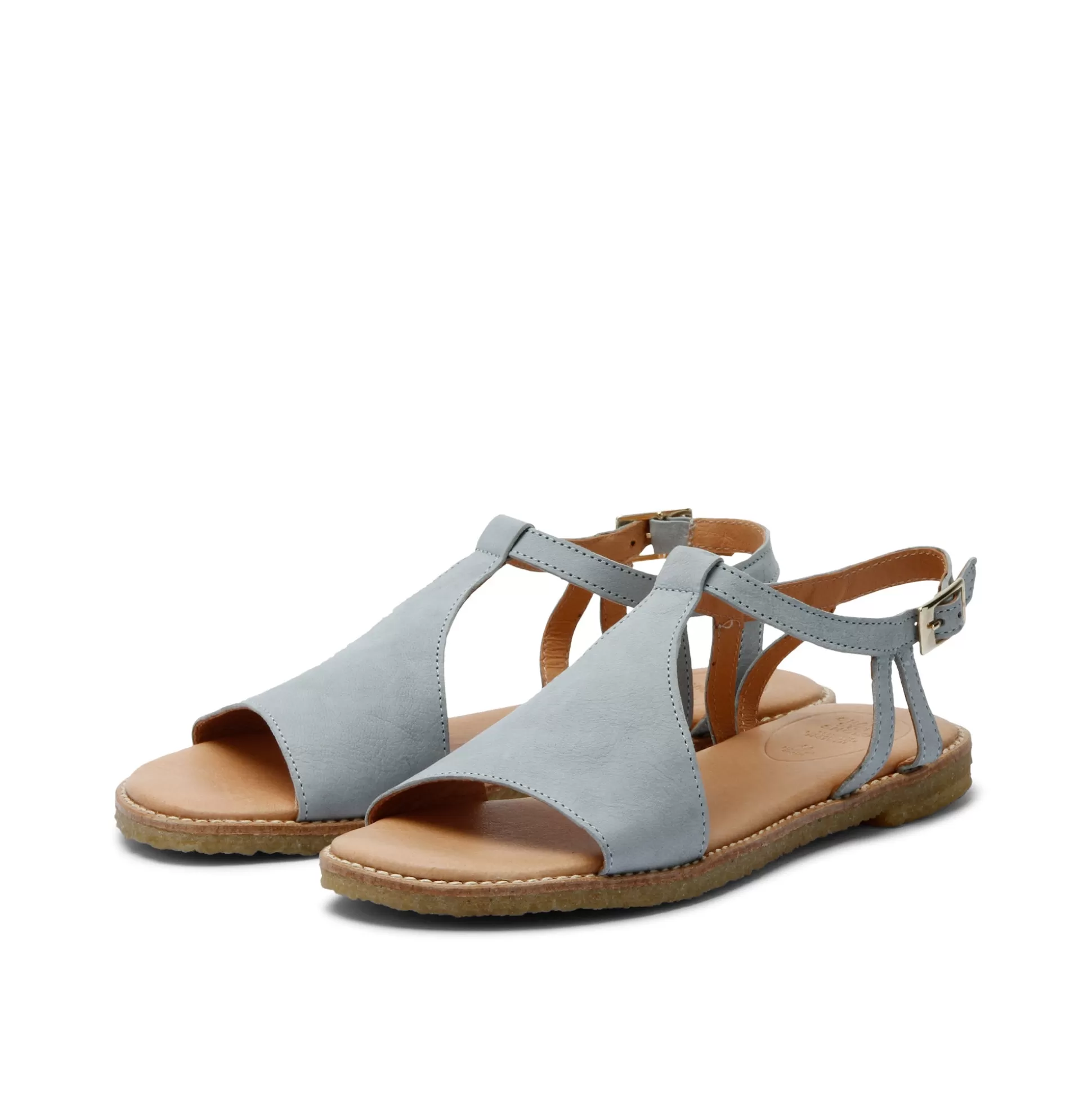 Damen Grand Step Eldora Leather Sandal Lt Blue