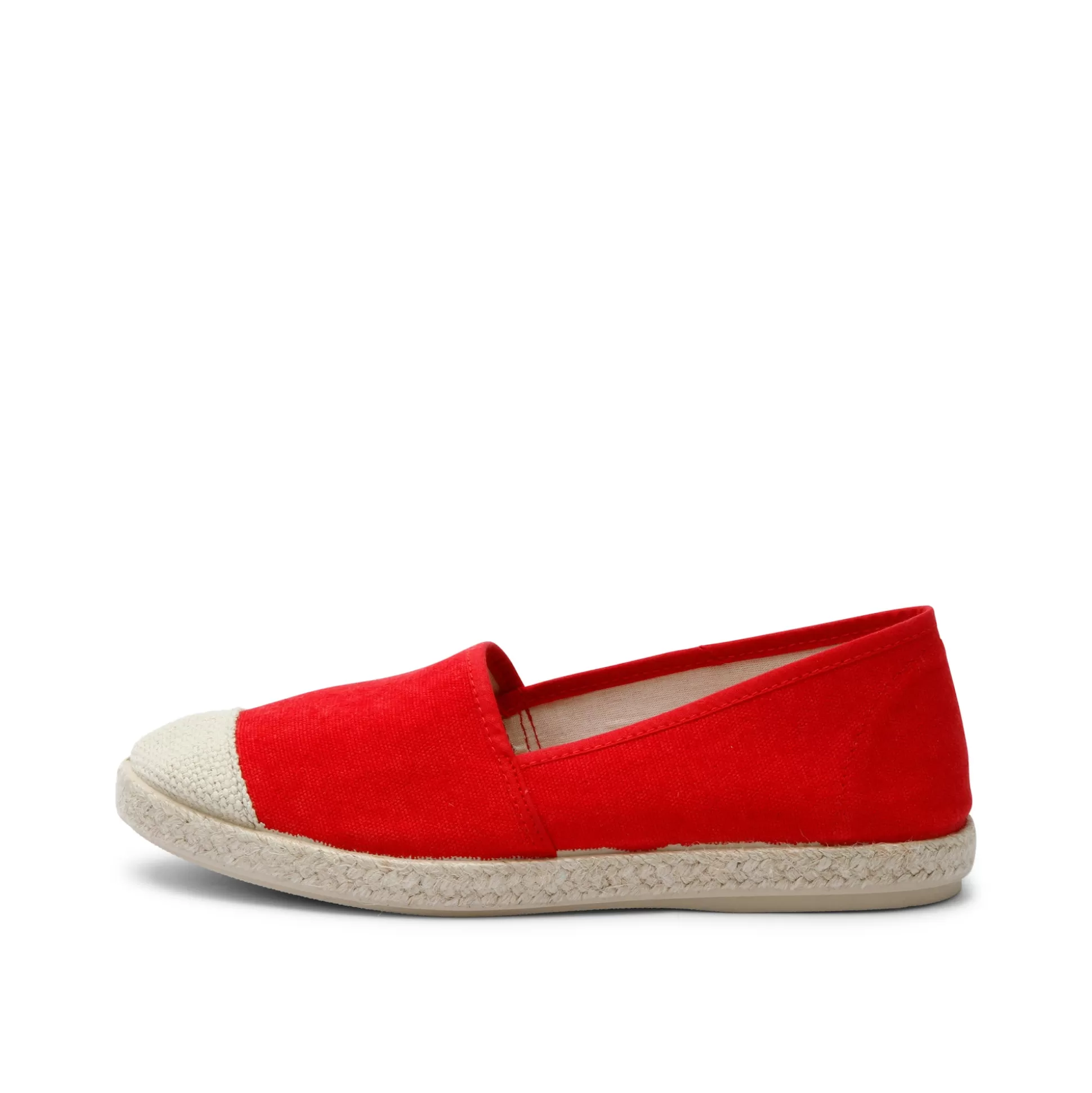 Damen Grand Step Evita Cotton Espadrille Red