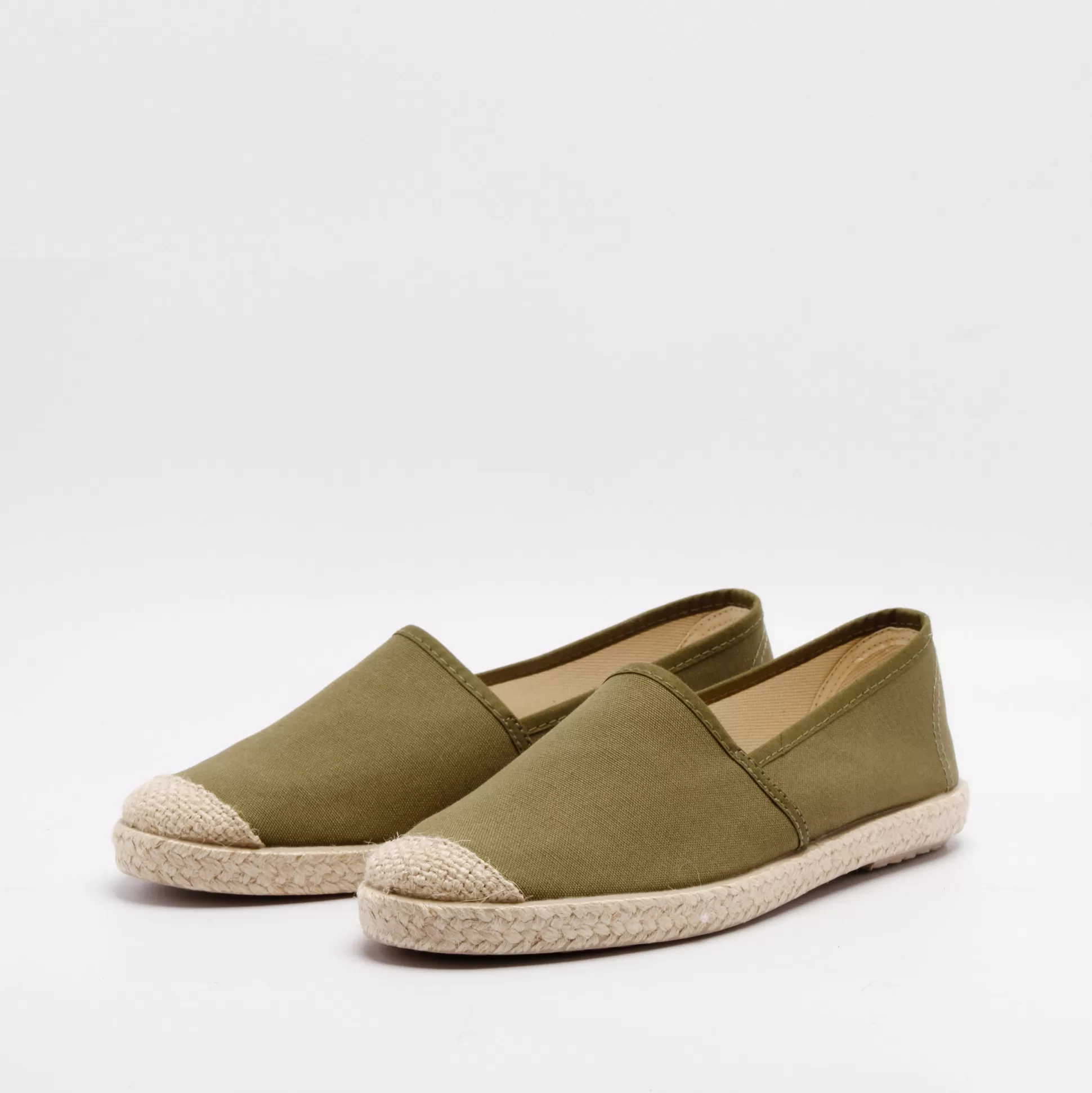 Damen Grand Step Evita Espadrille Khaki