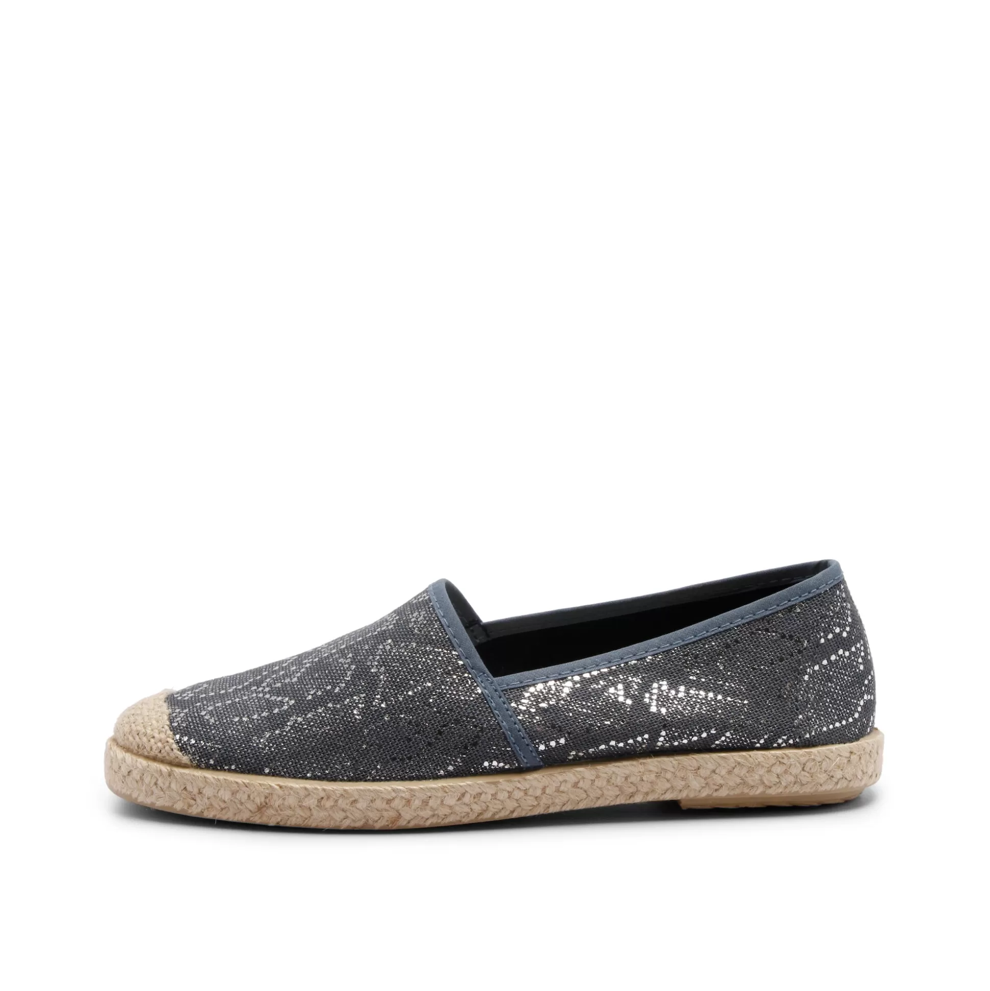 Damen Grand Step Evita Espadrille Snake Navy