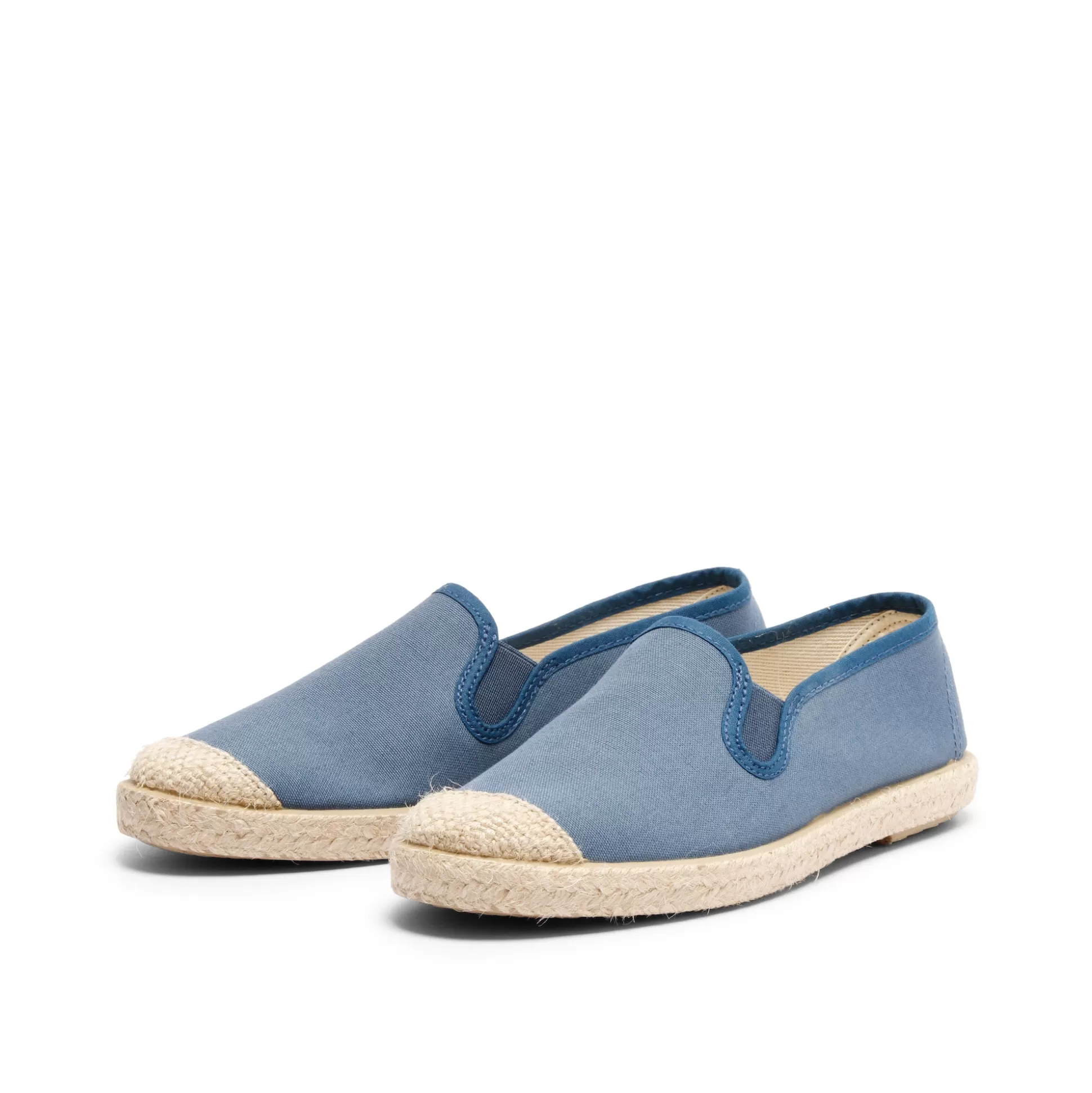 Damen Grand Step Evita Espadrille Stretch Azul