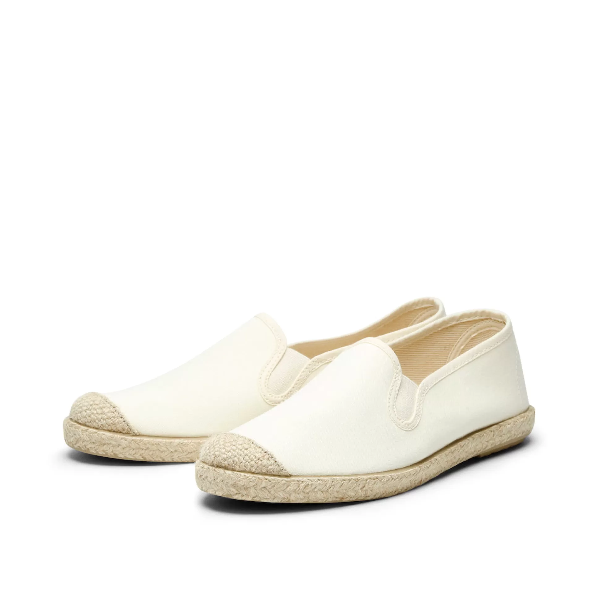 Damen Grand Step Evita Espadrille Stretch Offwhite