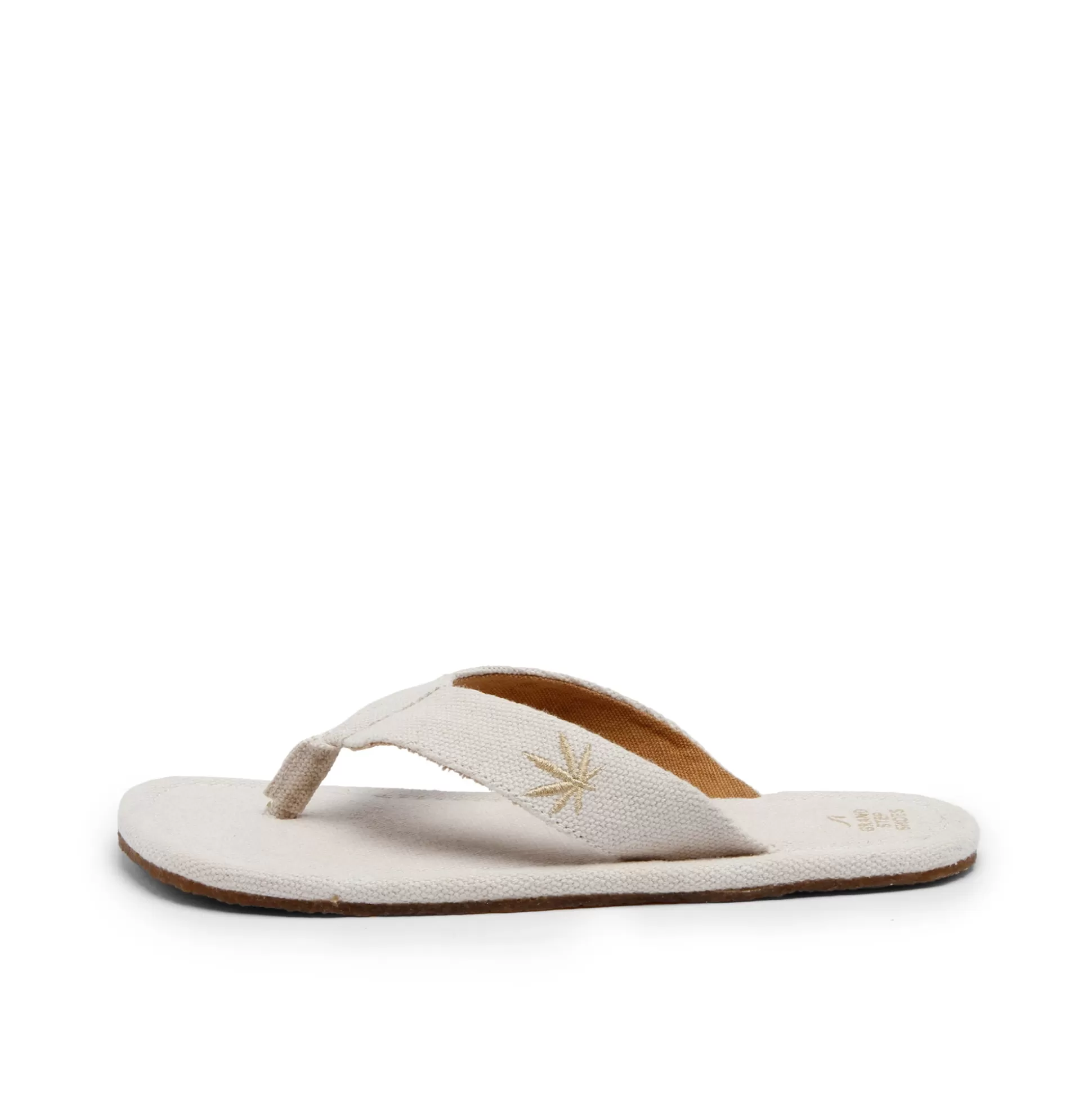 Herren Grand Step Harper Hemp Sandal Offwhite