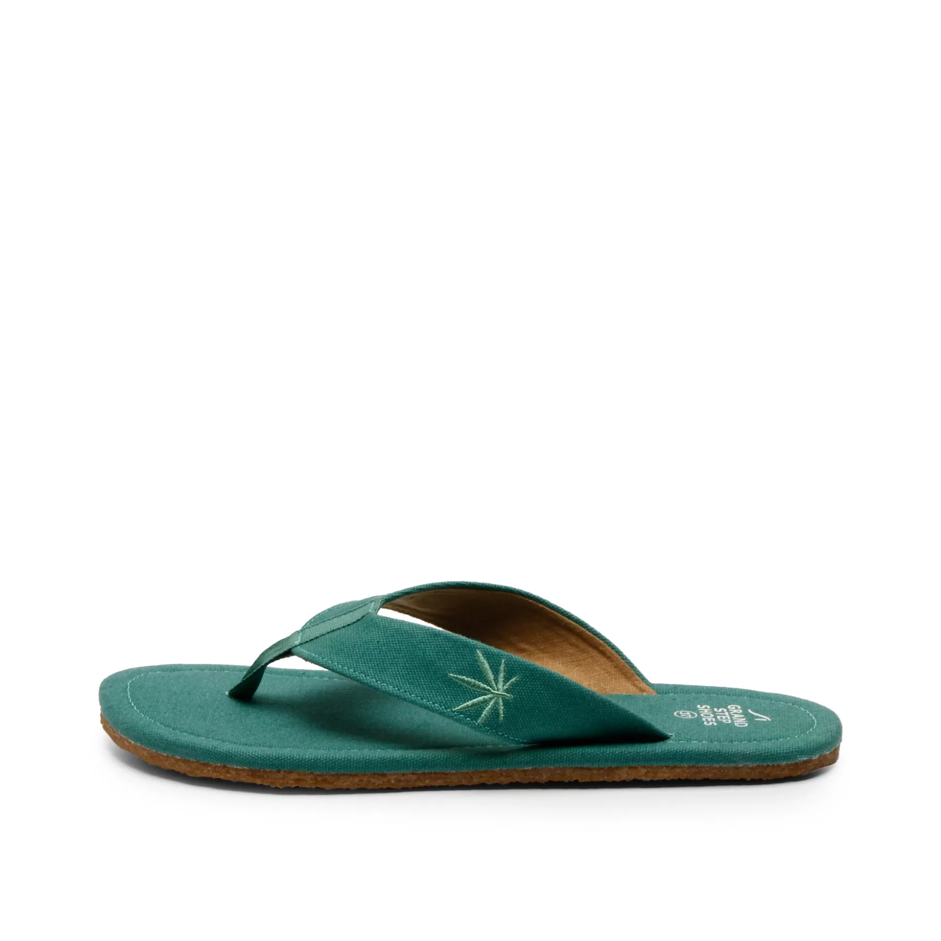 Herren Grand Step Harper Hemp Sandal Seagreen