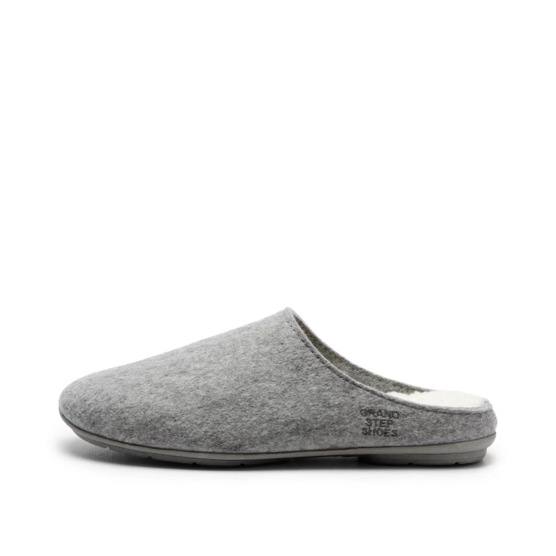 Herren Grand Step Homeslipper Wool Grey