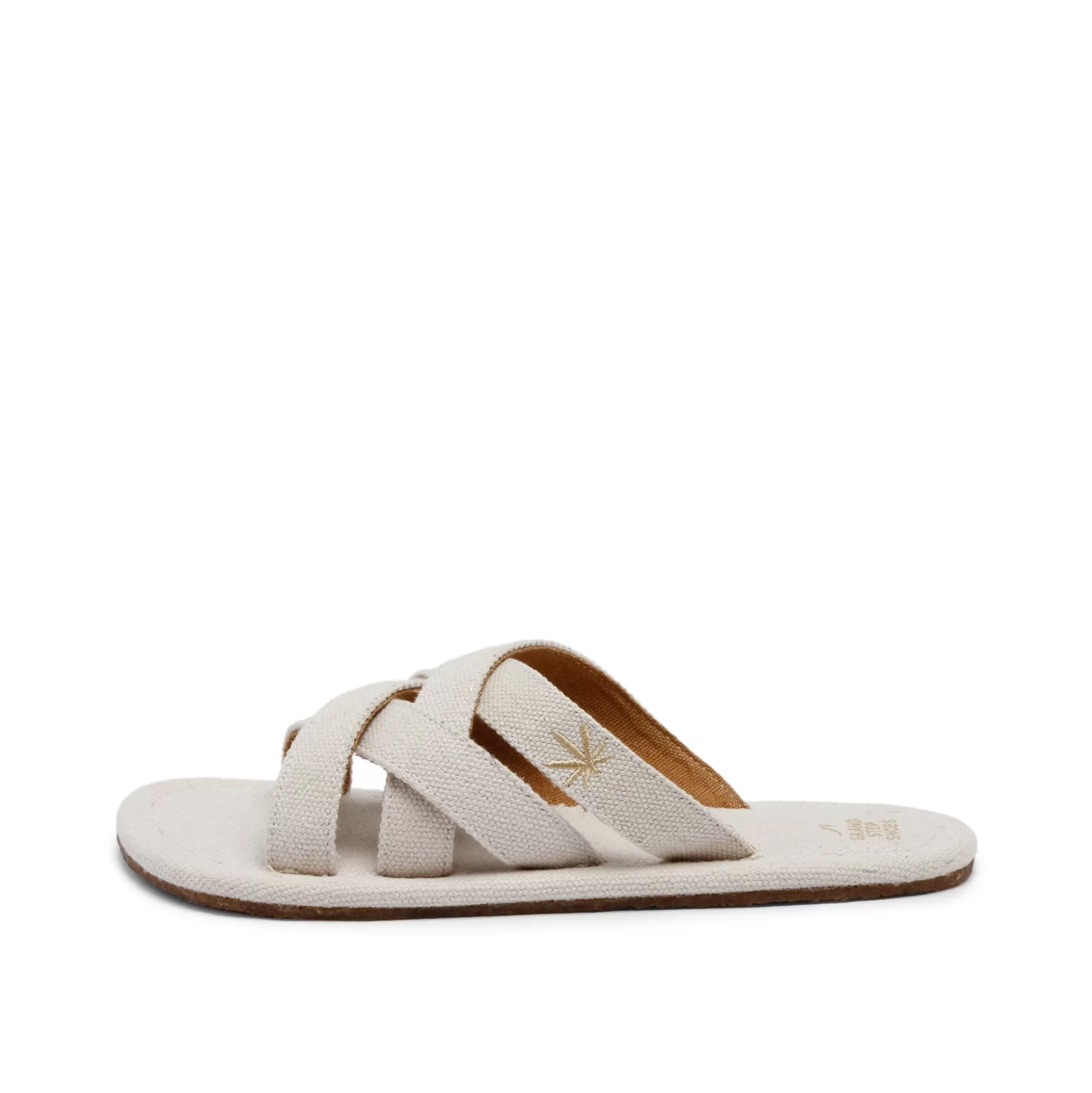 Herren Grand Step Jamie Hemp Sandal Offwhite