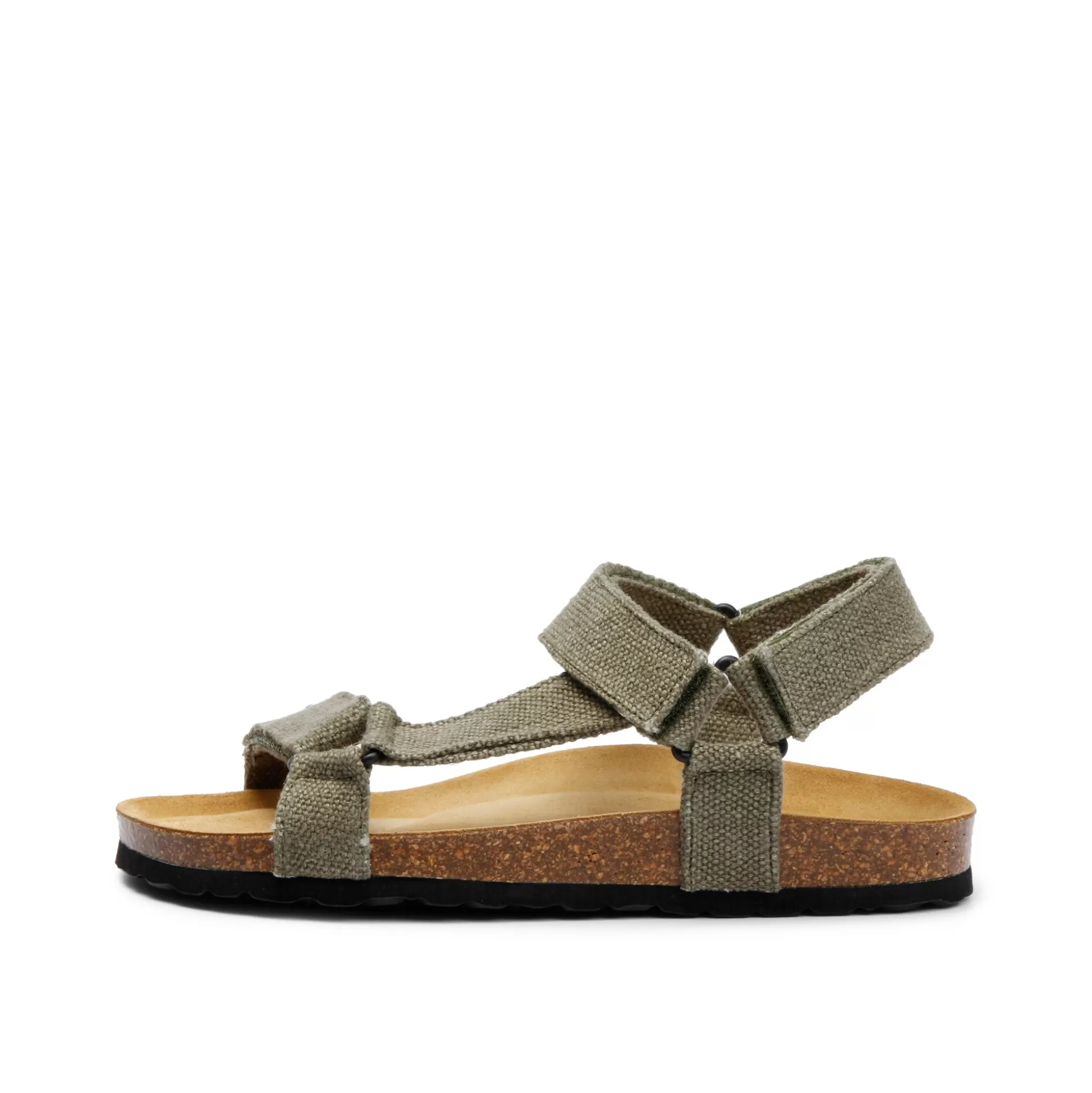 Herren Grand Step Leo Hemp Sandal Khaki