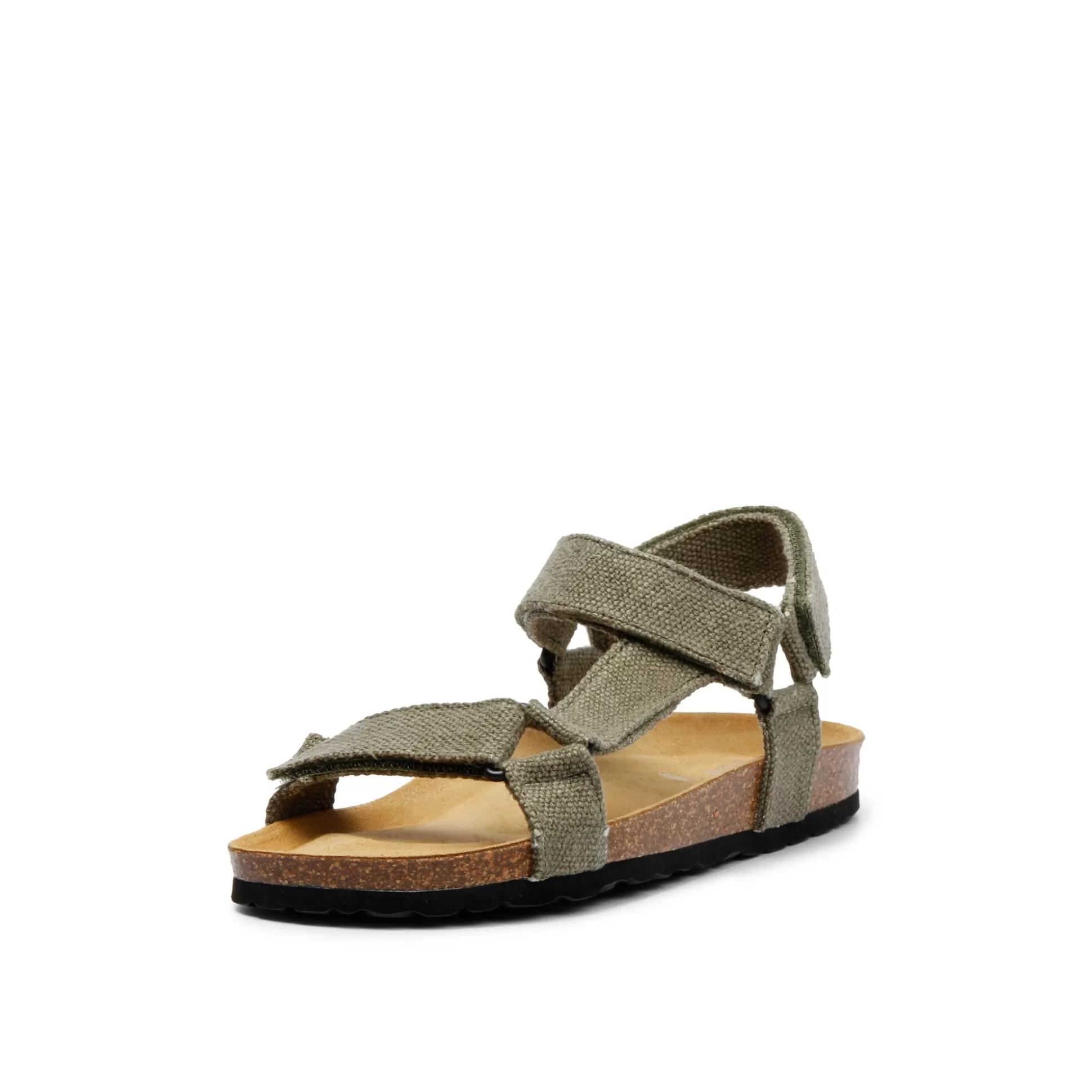 Herren Grand Step Leo Hemp Sandal Khaki