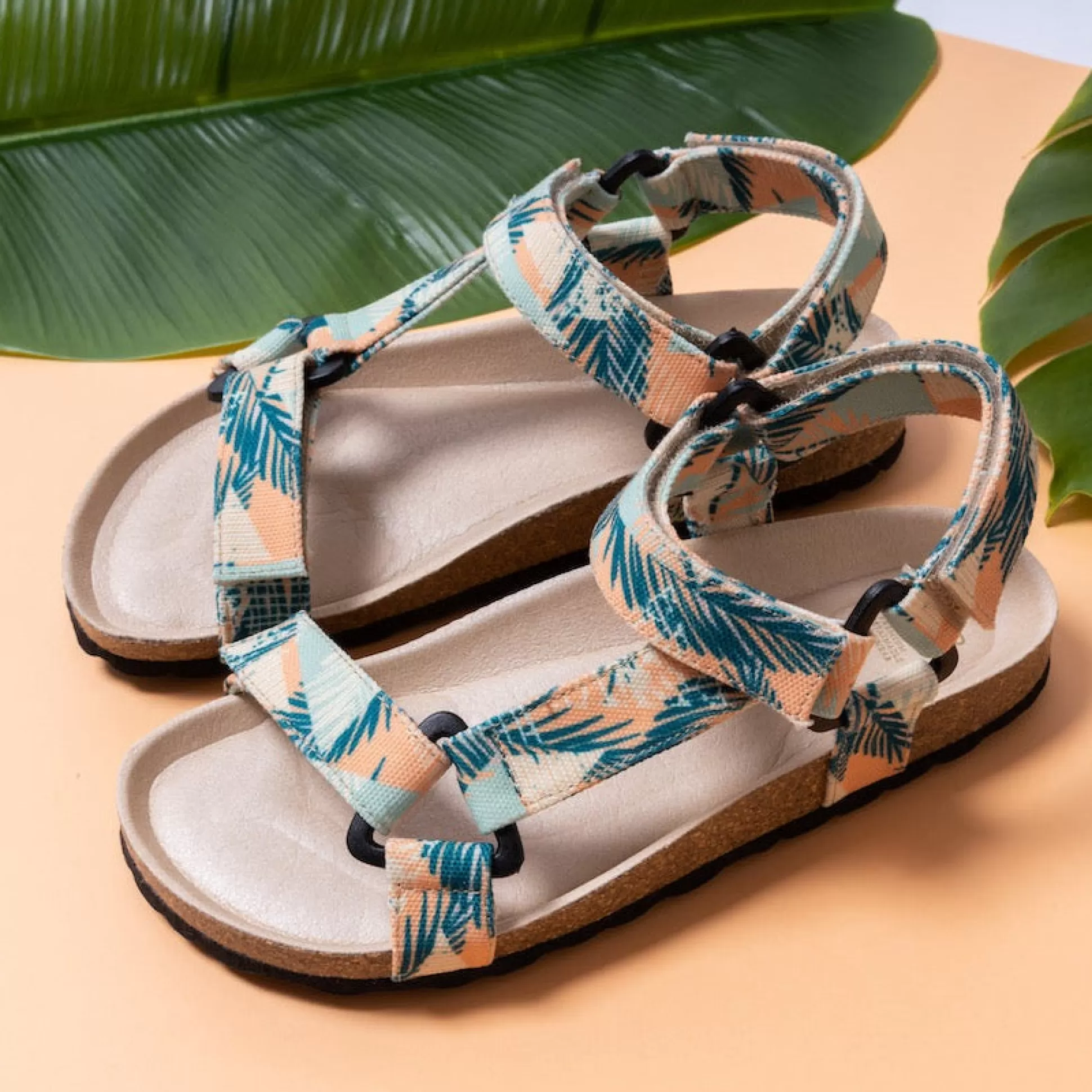 Damen Grand Step Leo Sandal Beach