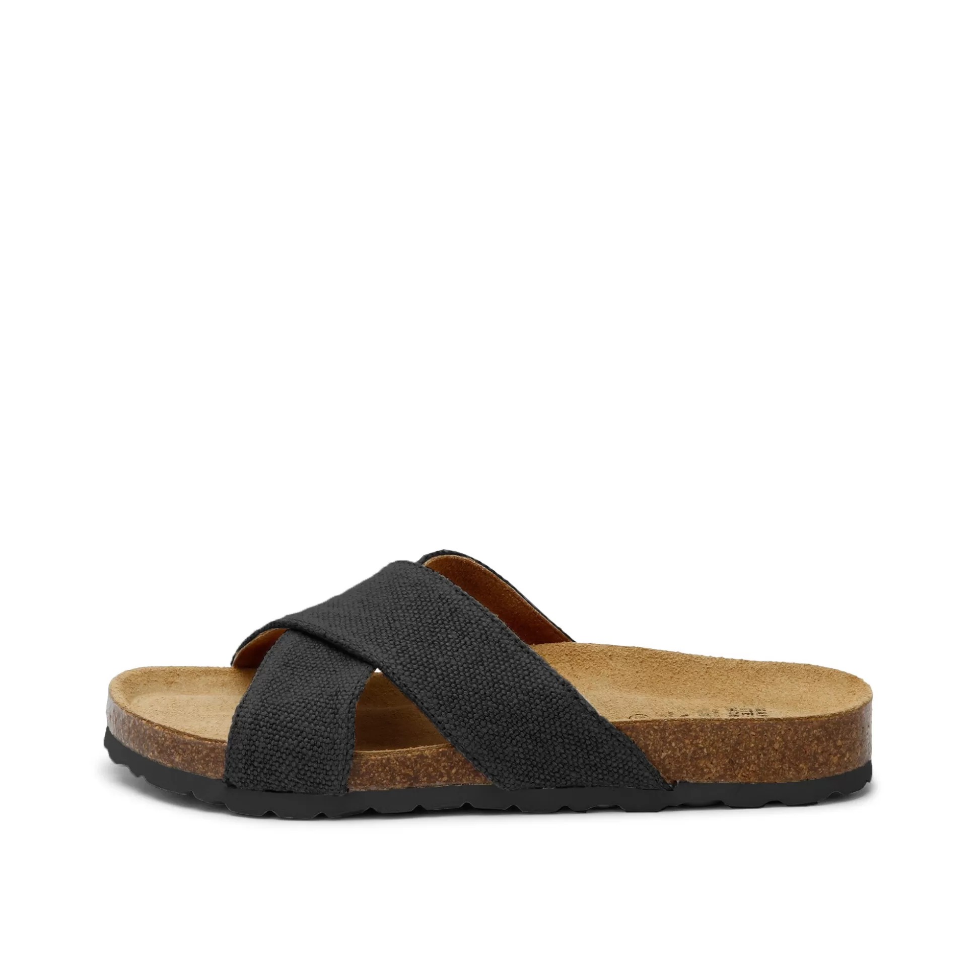 Herren Grand Step Lilo Hemp Black Sandal