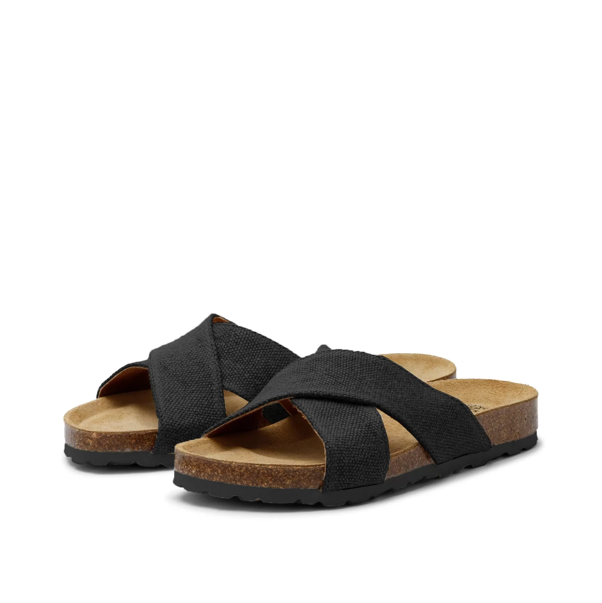 Herren Grand Step Lilo Hemp Black Sandal