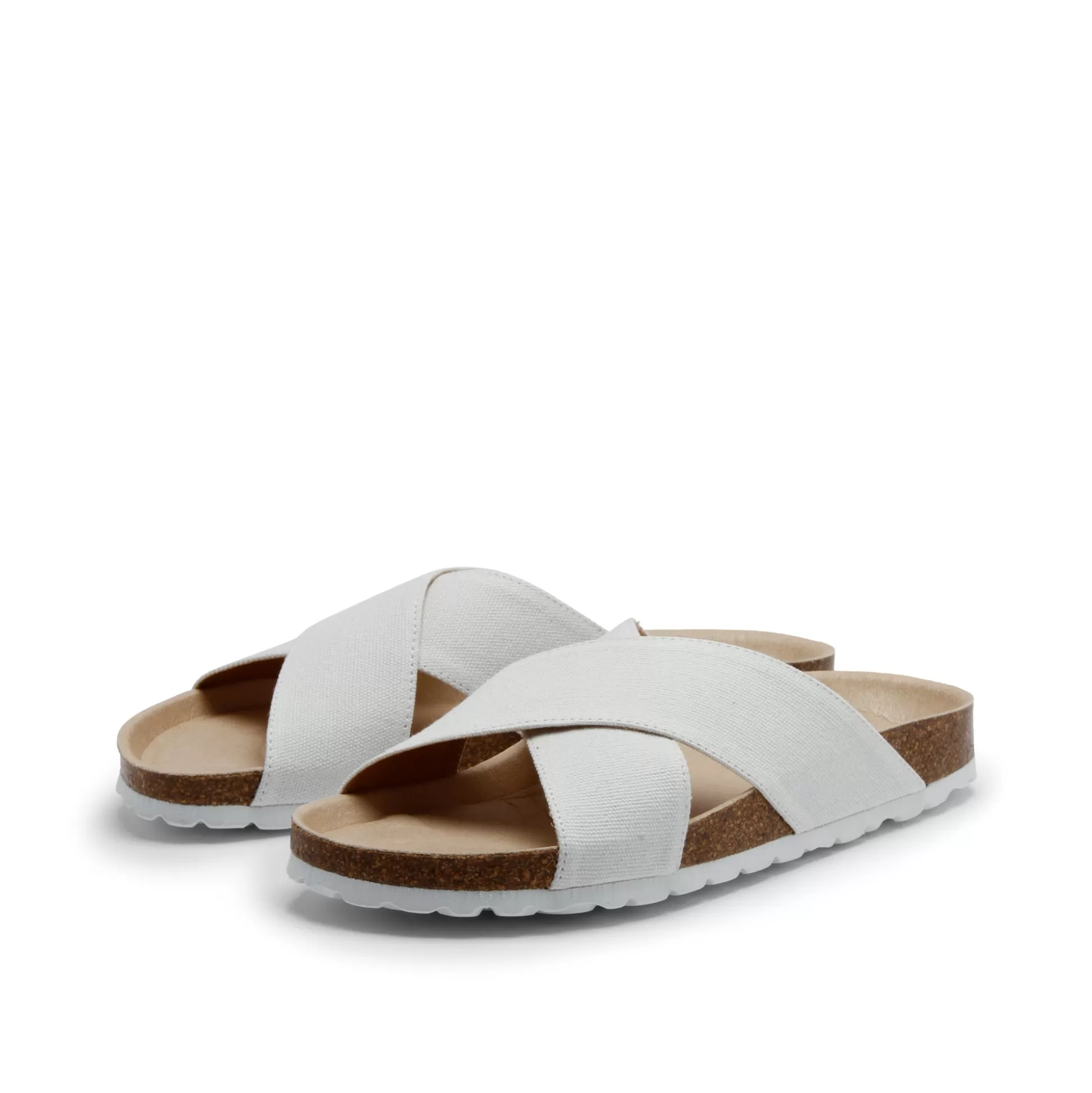 Damen Grand Step Lola Organic Sandal White