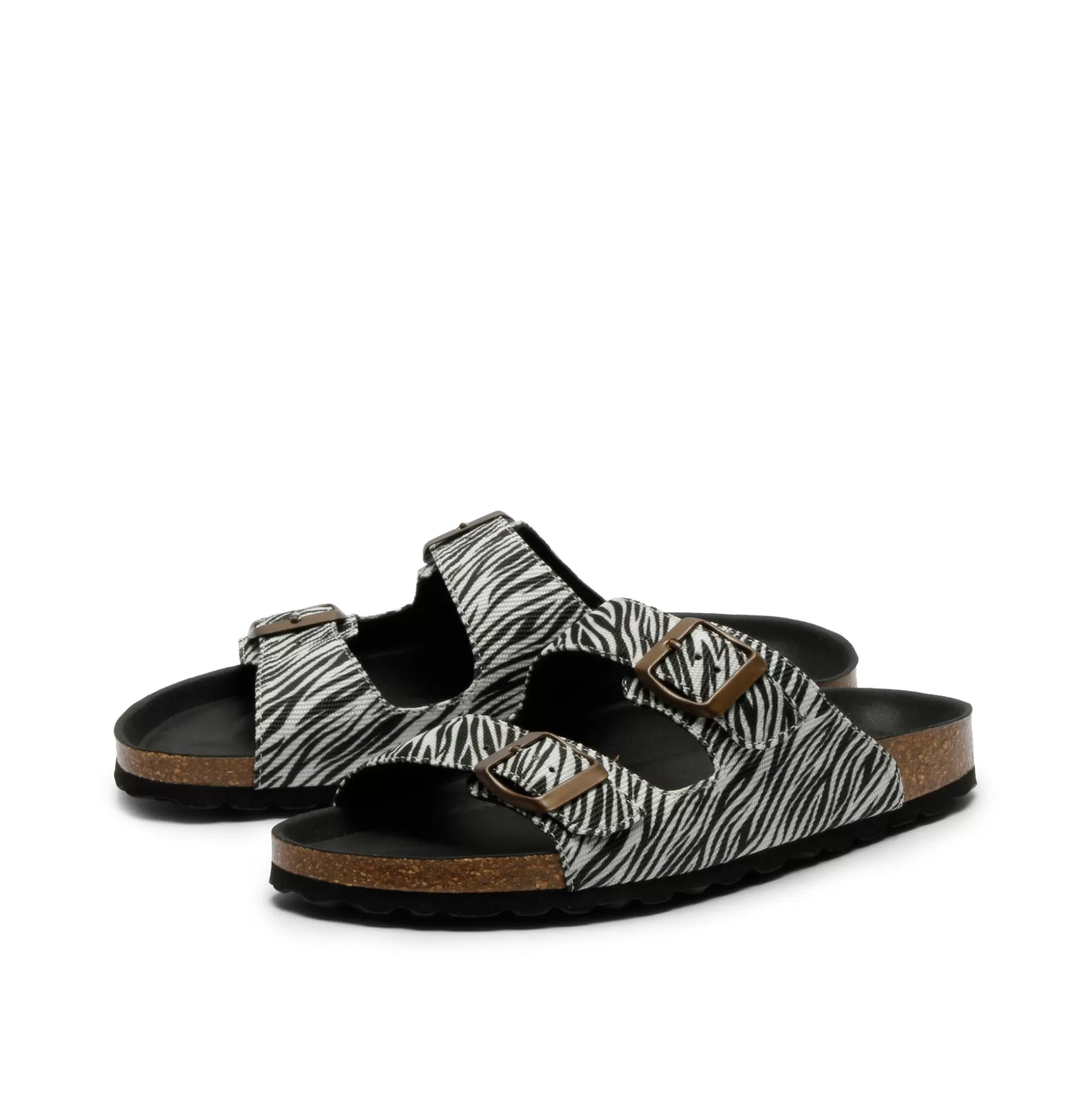 Damen Grand Step Luna Recycled Sandal Zebra