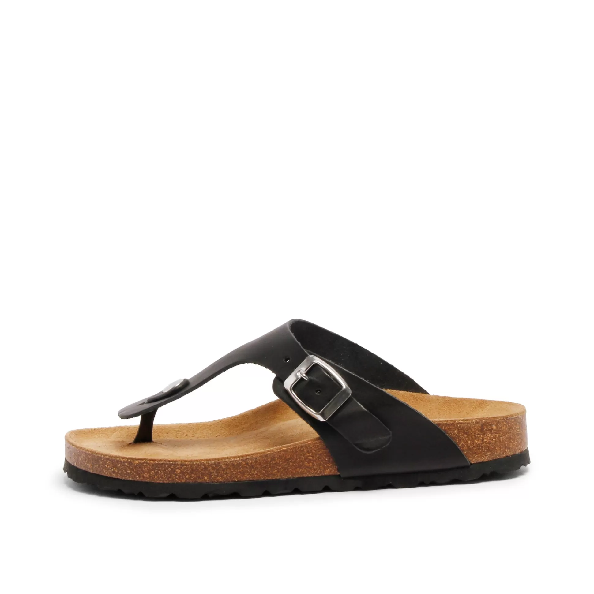 Damen Grand Step Mana Leather Sandal Black