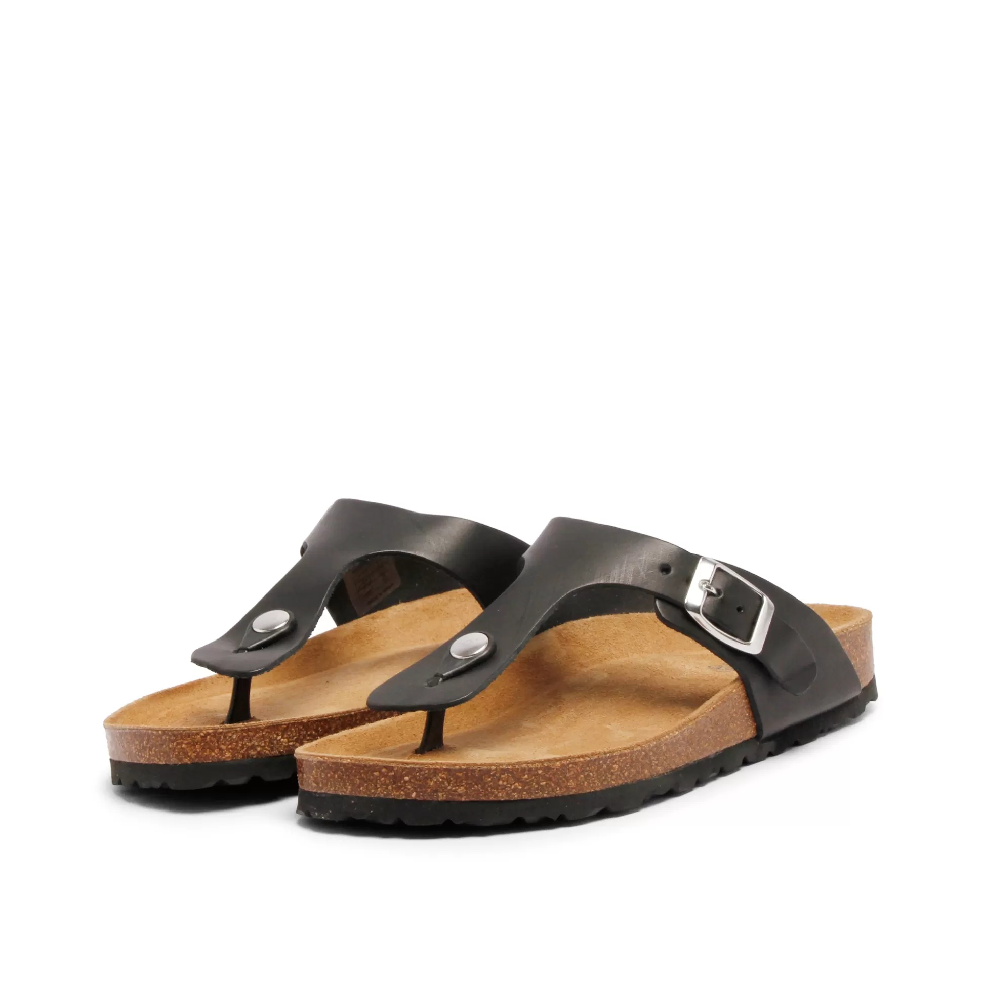 Damen Grand Step Mana Leather Sandal Black