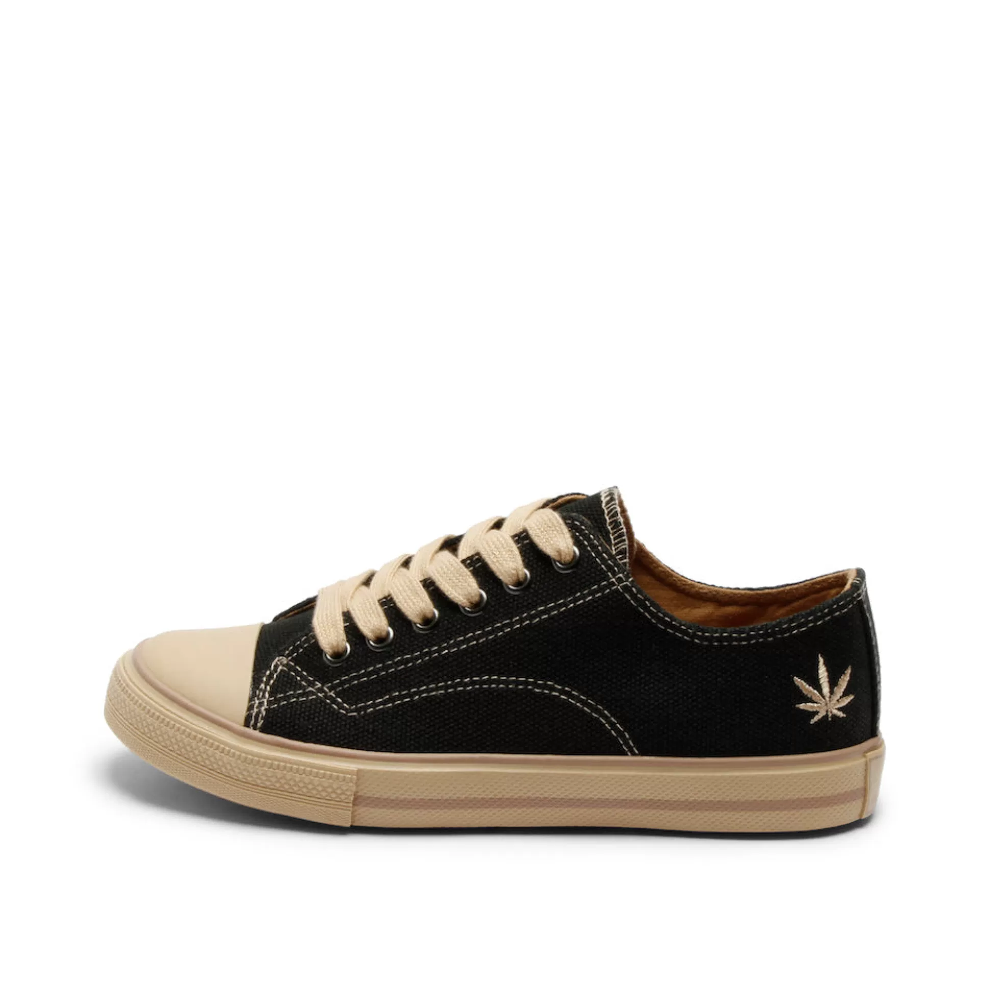 Herren Grand Step Marley Black Hemp Sneaker