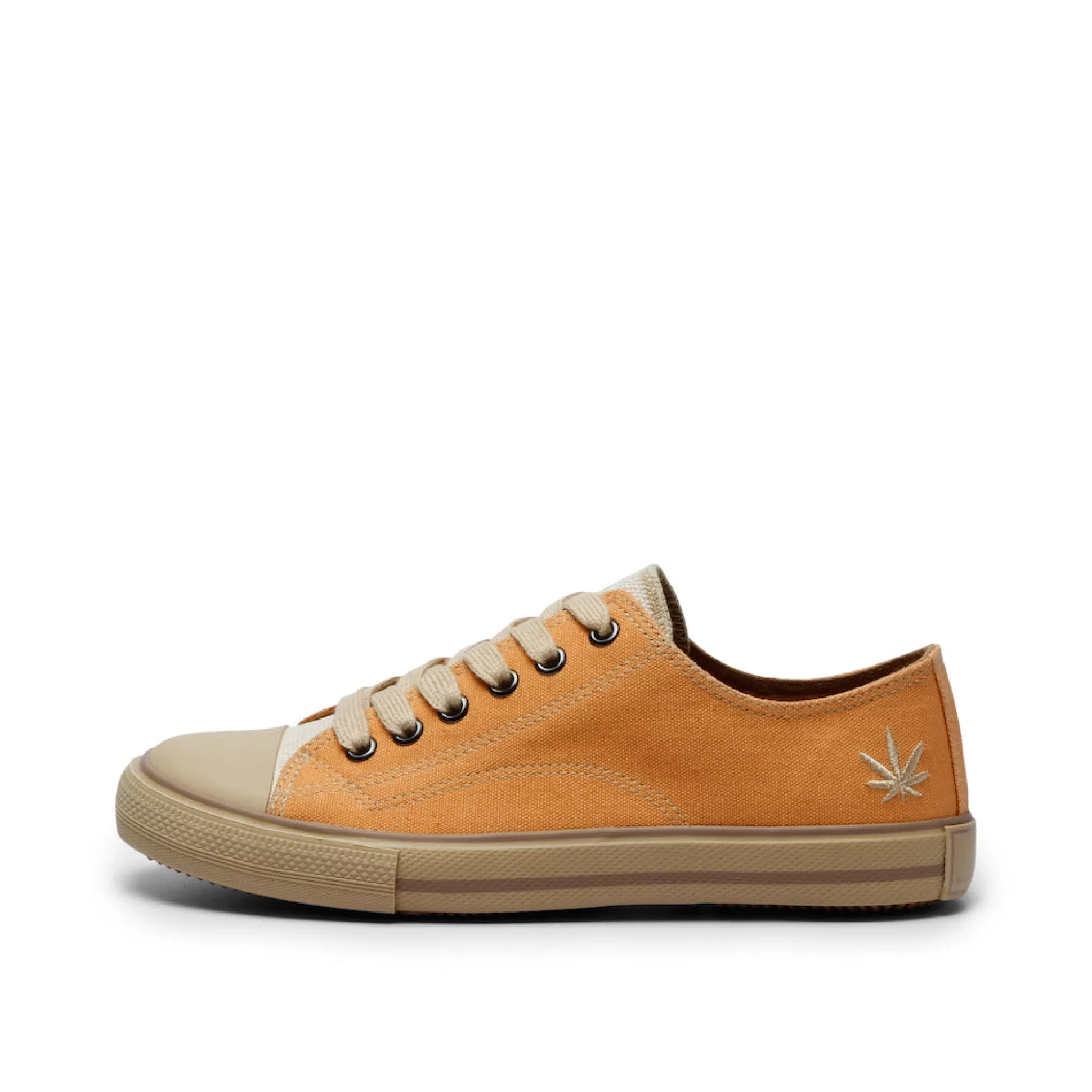 Herren Grand Step Marley Orange Offwhite Hemp Sneaker