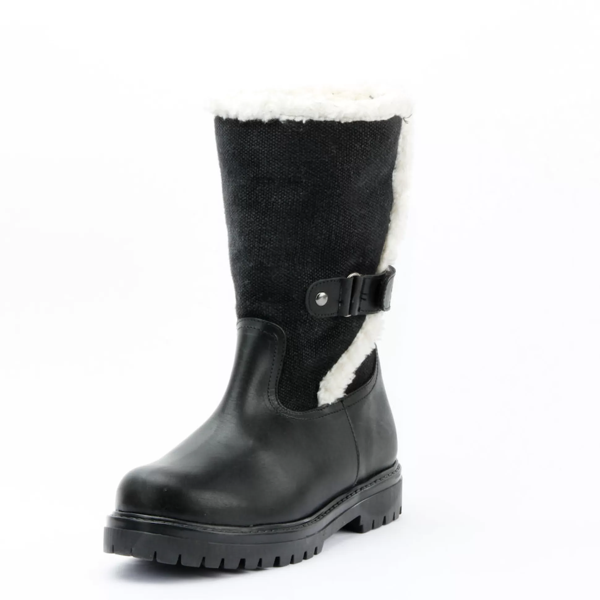 Damen Grand Step Meta Hemp Black Boot