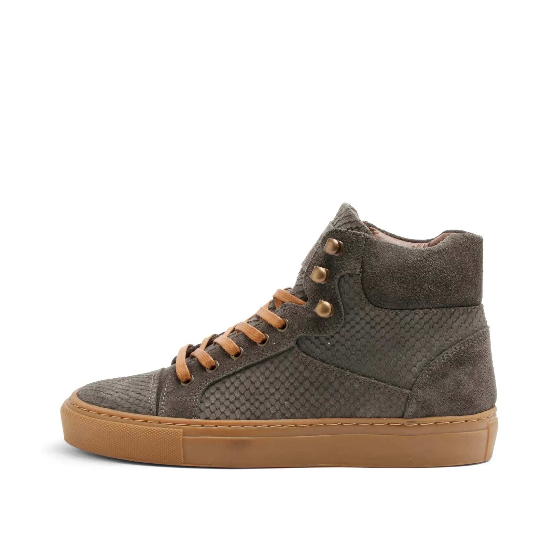 Damen Grand Step Sally Suede Grey High Top Sneaker