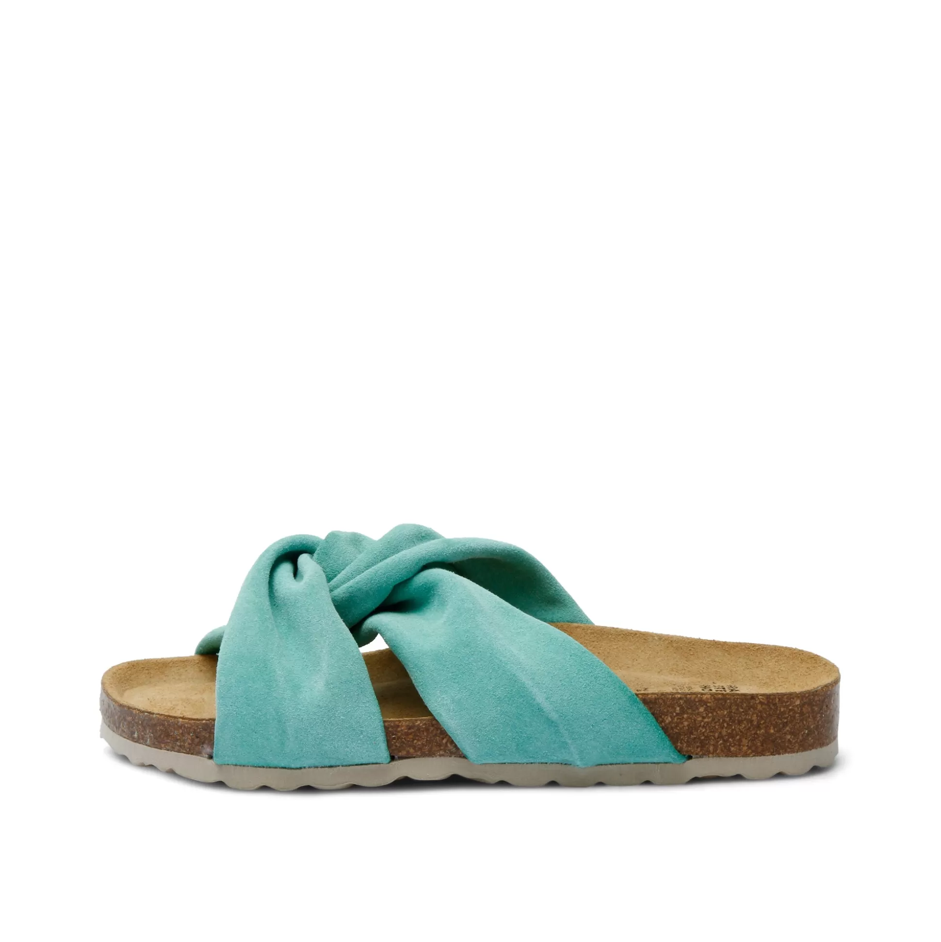 Damen Grand Step Senna Suede Leather Sandal Turkis