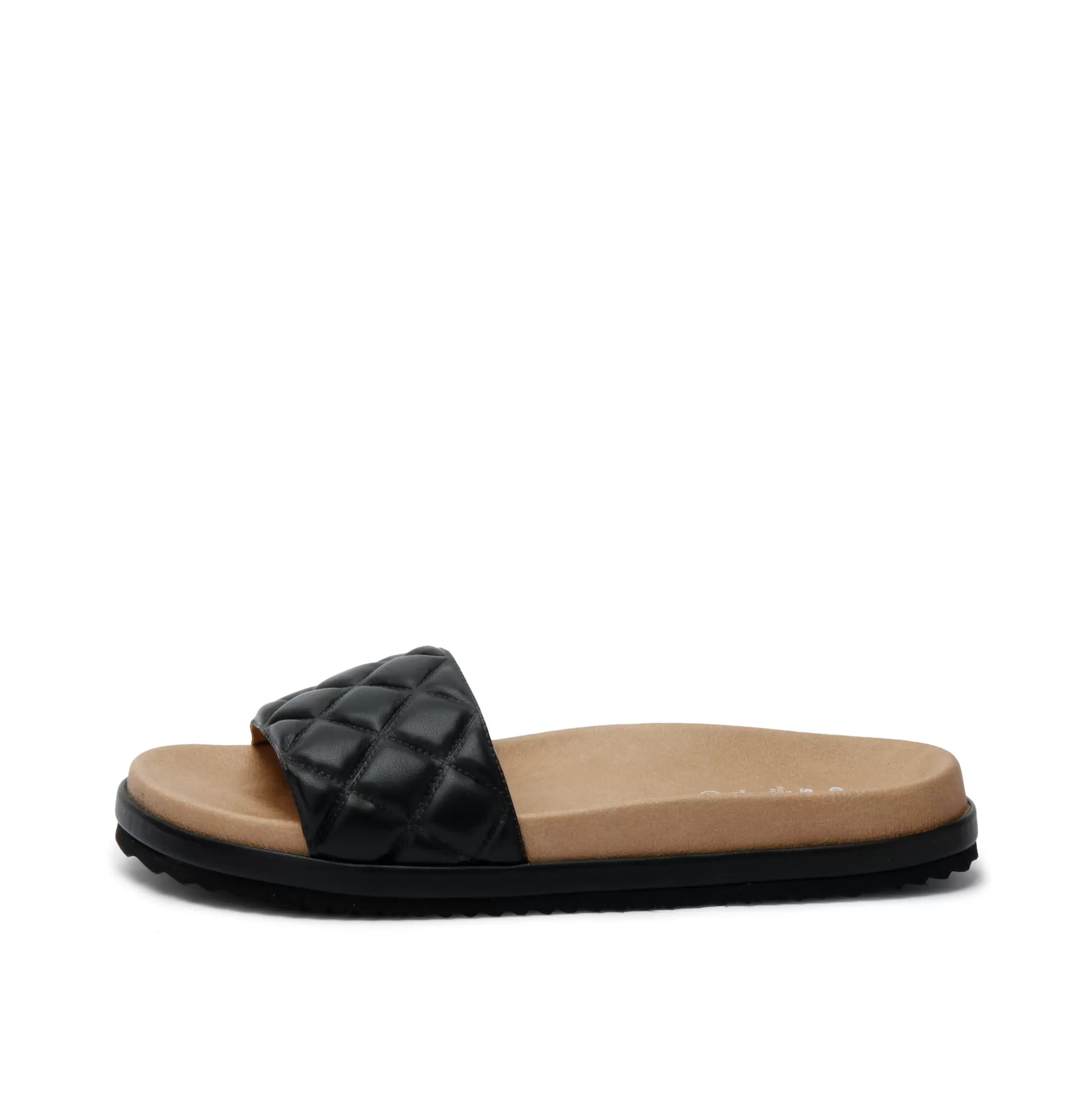 Damen Grand Step Silja Black Corn Slipon Sandal