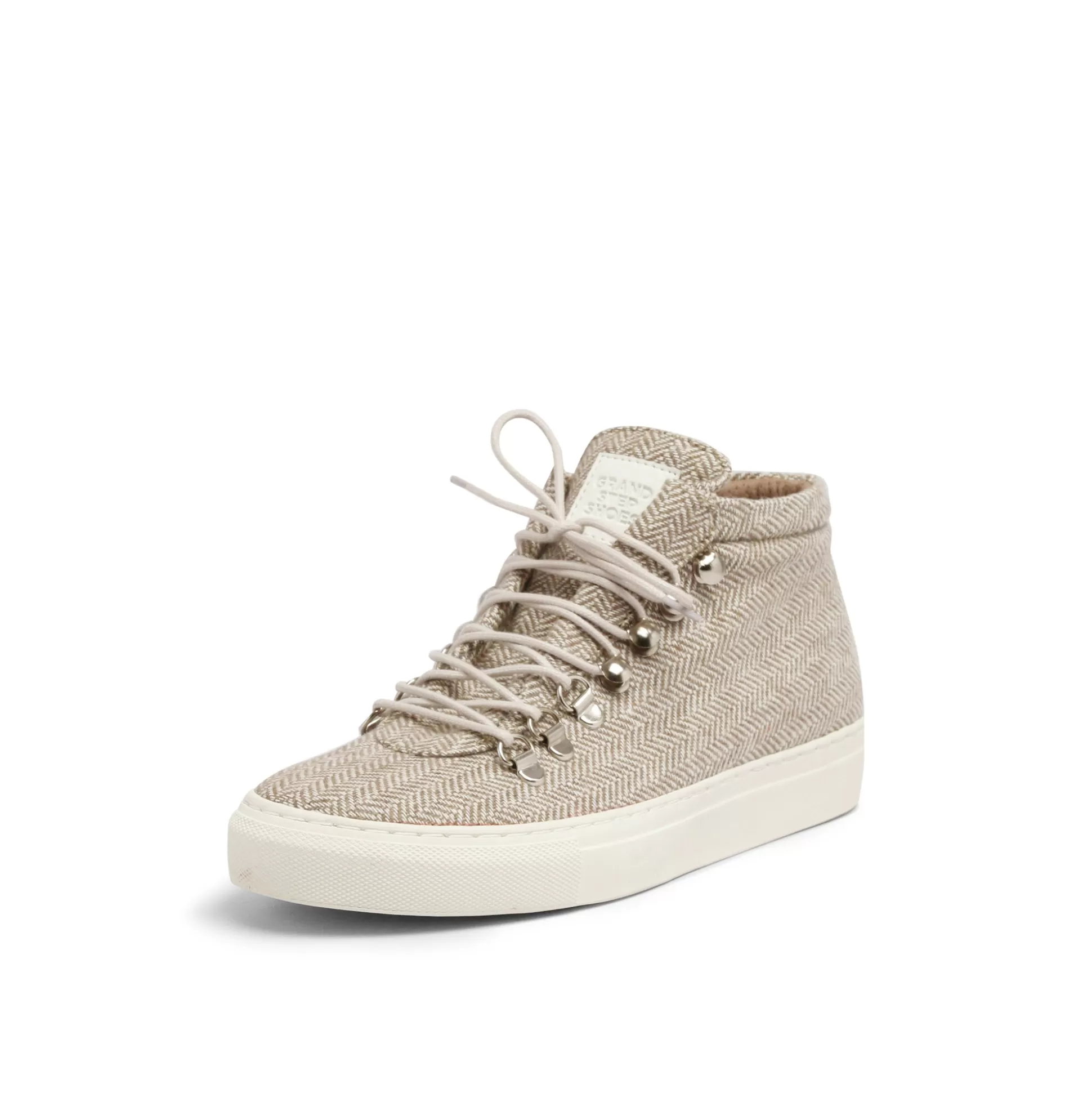 Damen Grand Step Smilla Tweed Beige Sneaker