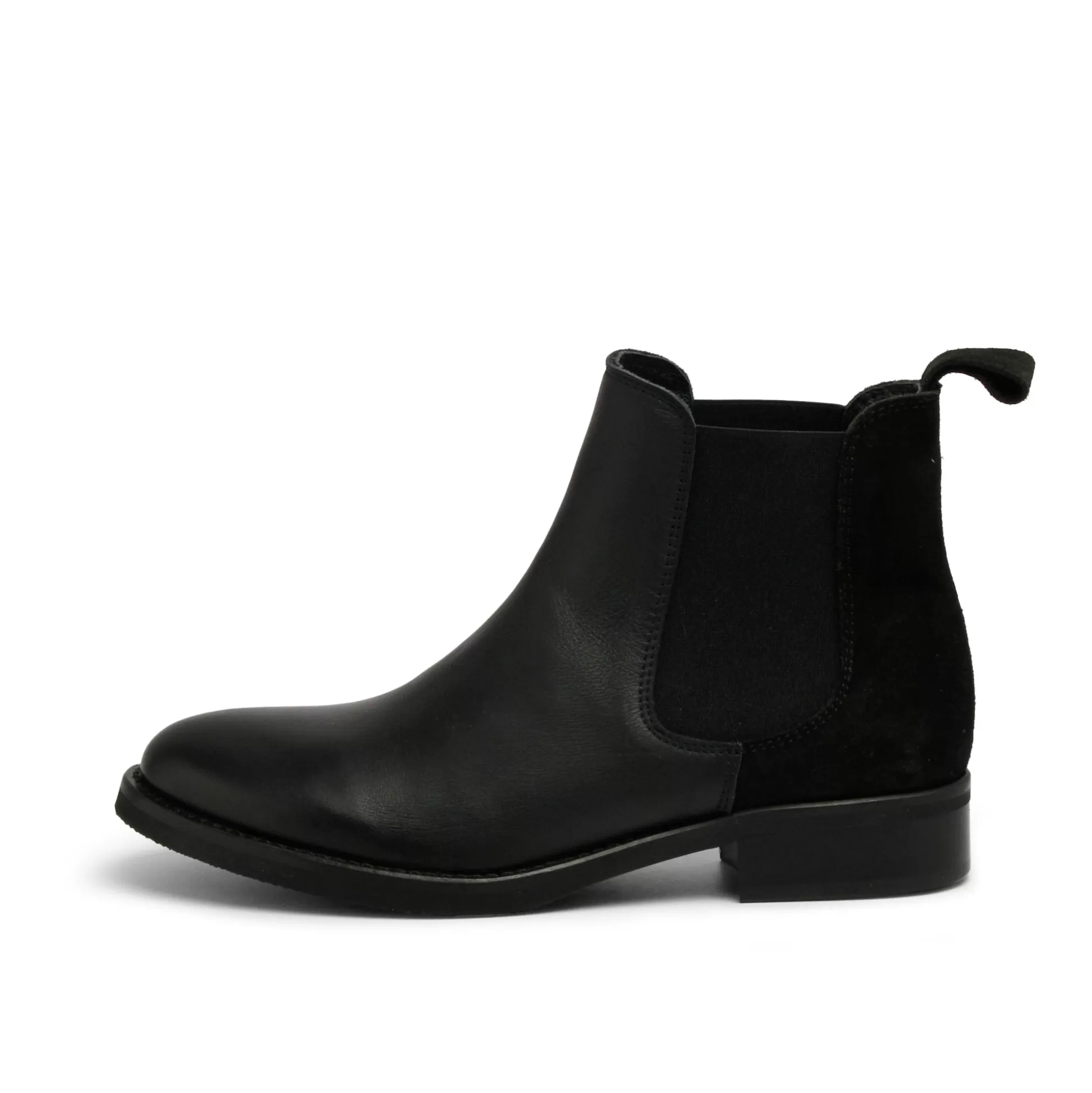 Damen Grand Step Stella Black Chelsea Bootie