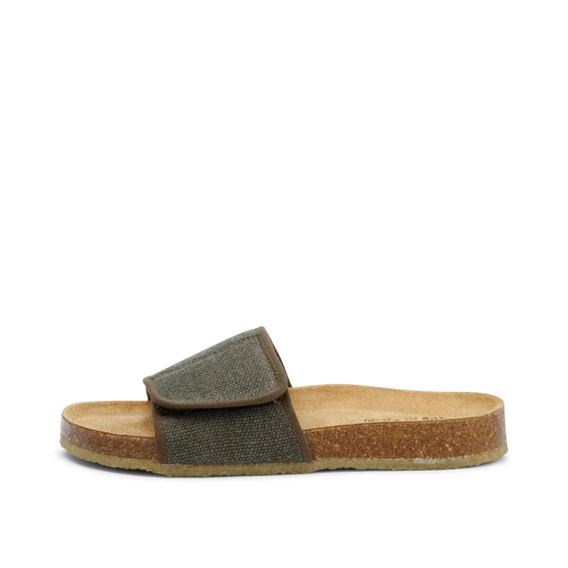 Herren Grand Step Sunny Hemp Khaki Slipon Sandal