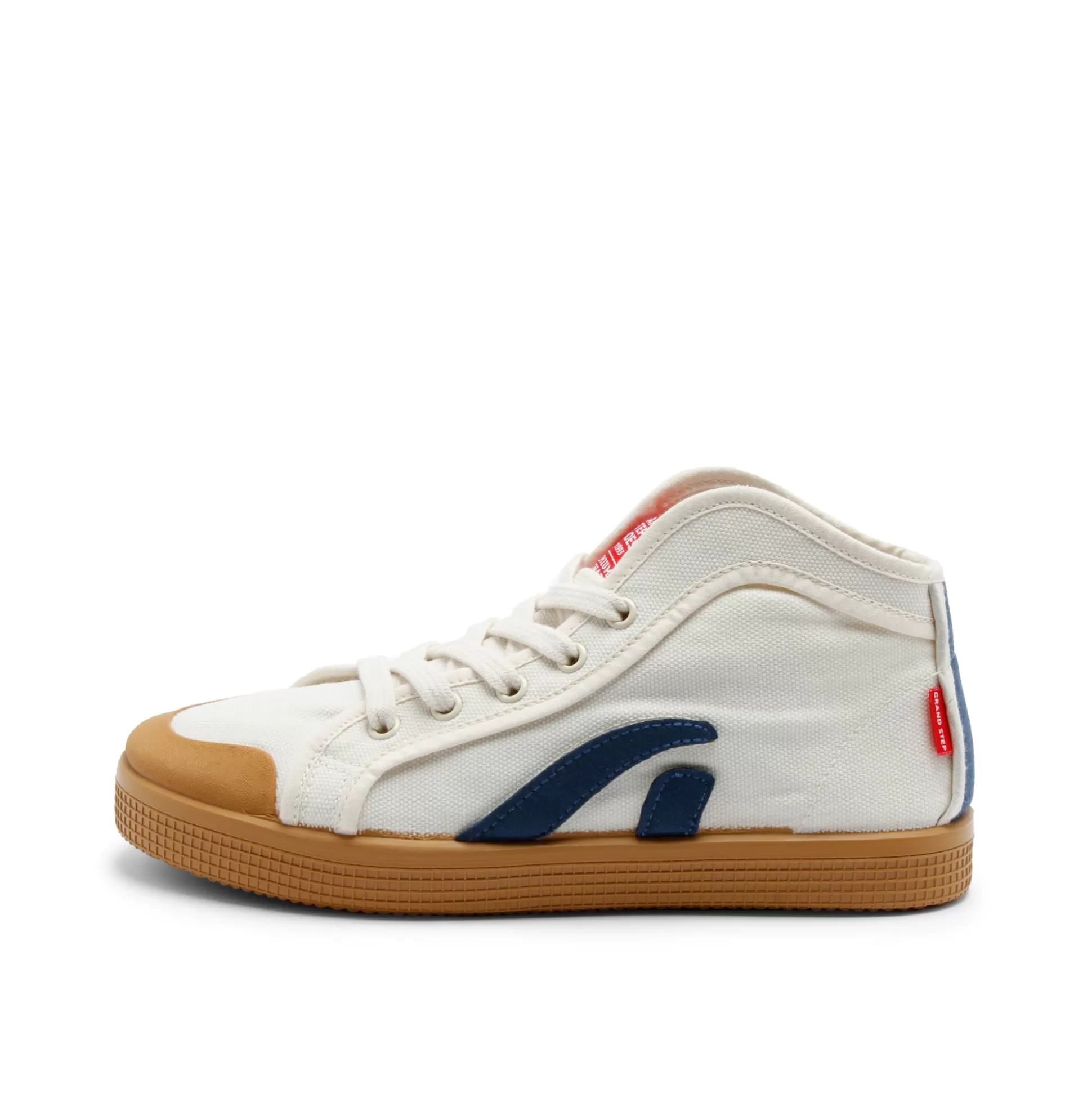 Herren Grand Step Taylor Organic Sneaker Offwhite Navy