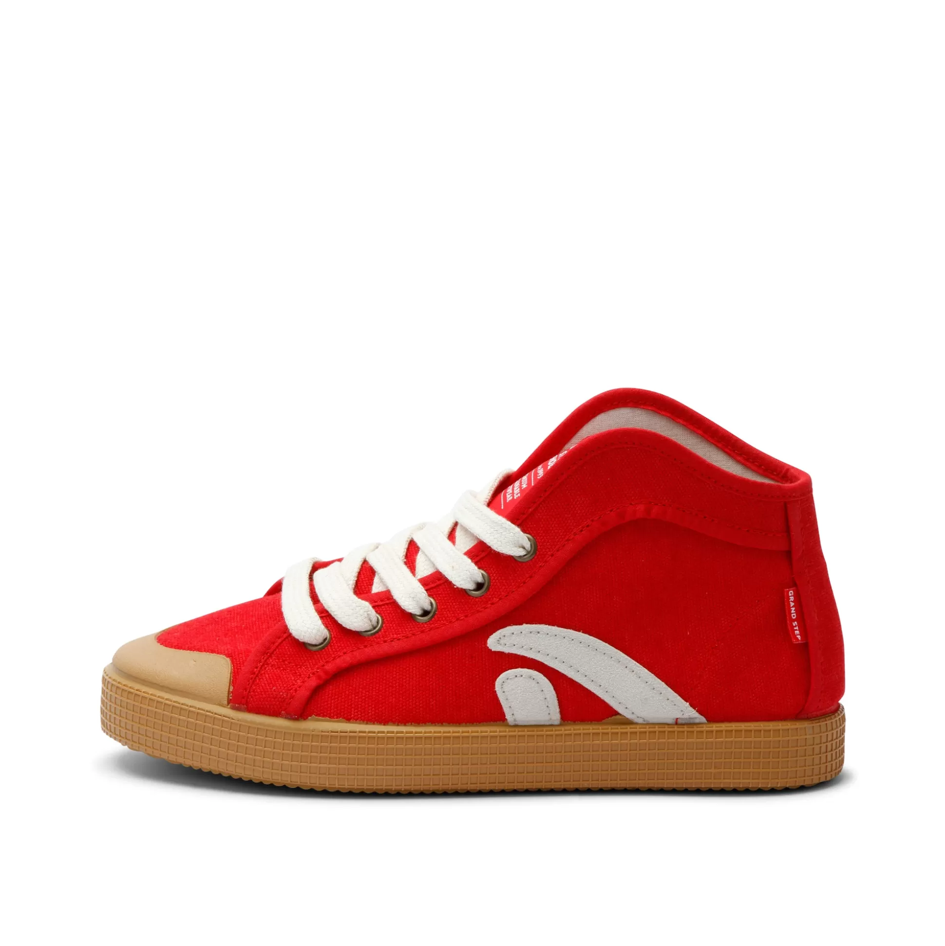 Herren Grand Step Taylor Organic Sneaker Red Washed