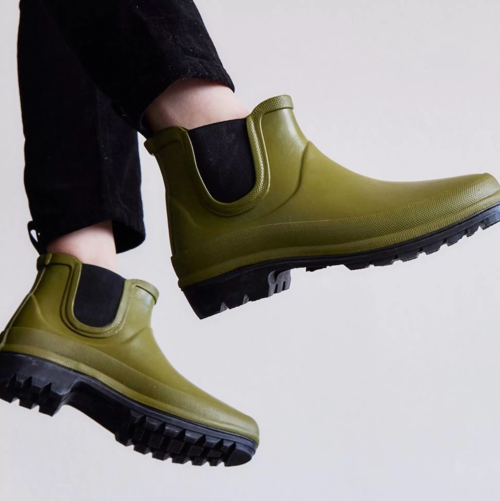 Damen Grand Step Vickie Olive Rubber Boot