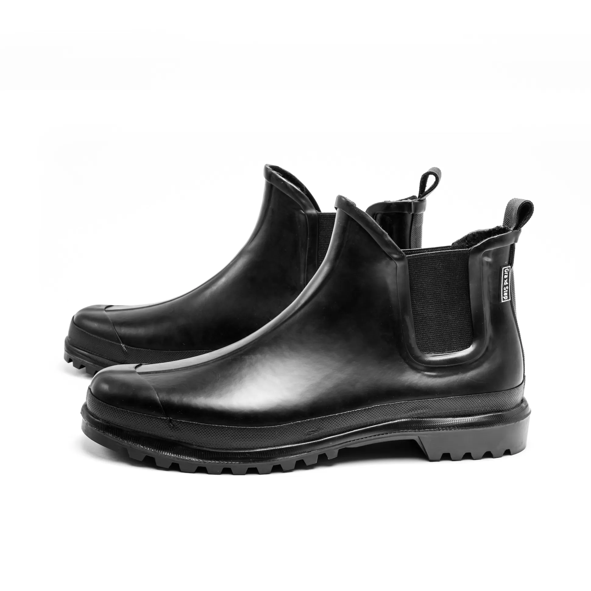 Damen Grand Step Victoria Black Rubber Boot