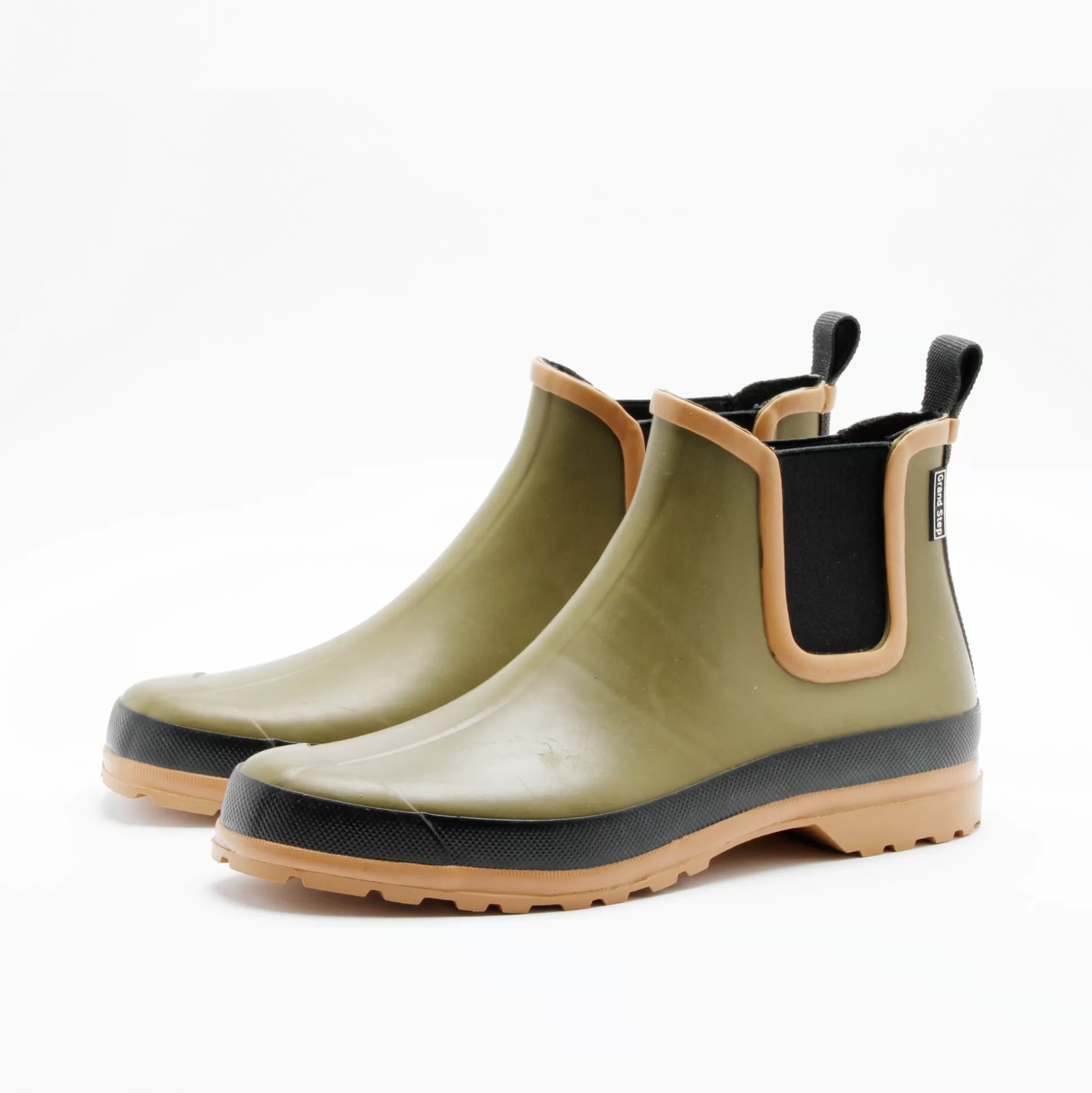 Damen Grand Step Victoria Multi Olive Rubber Boot