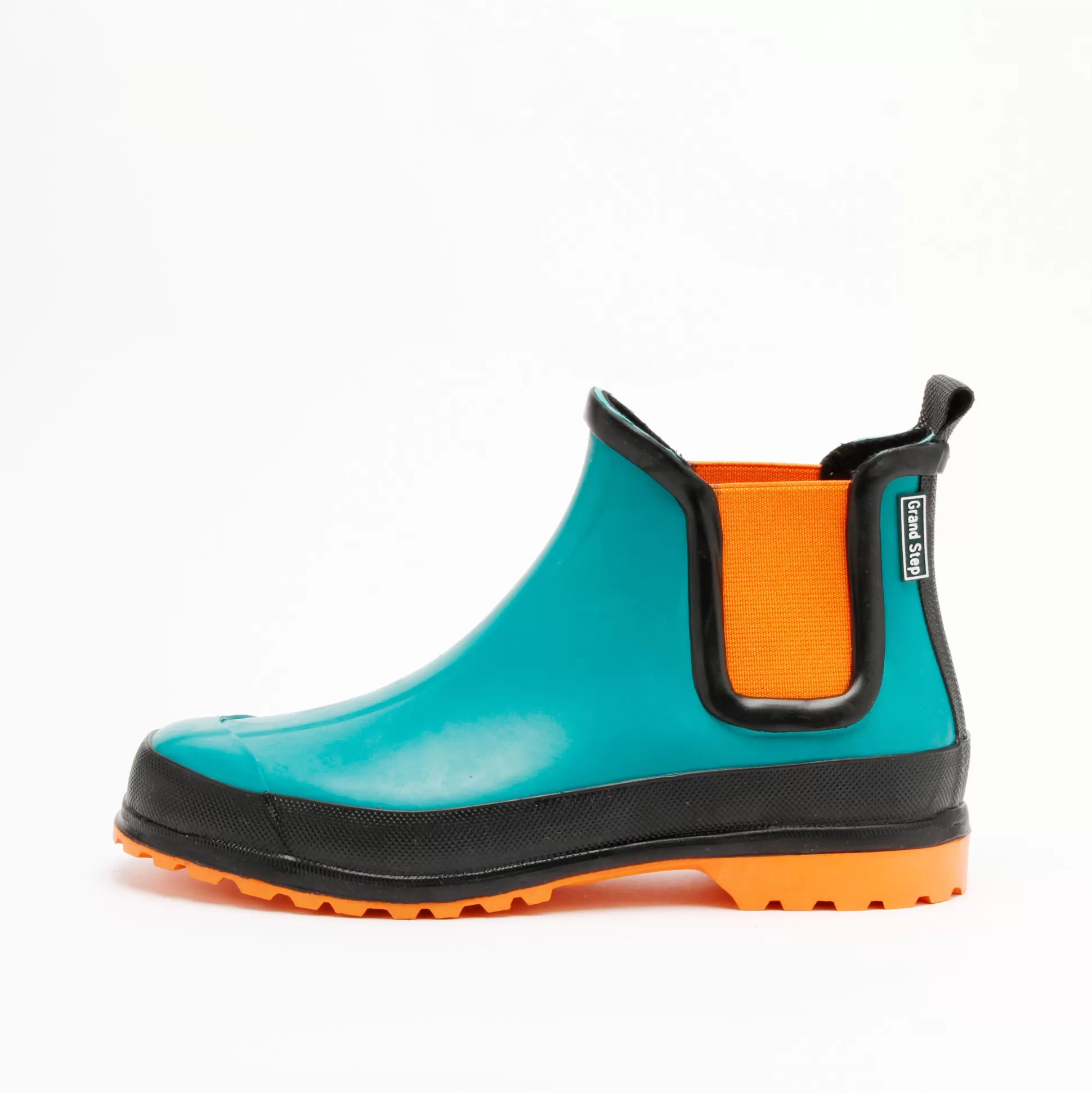 Damen Grand Step Victoria Multi Turkis-Orange Rubber Boot