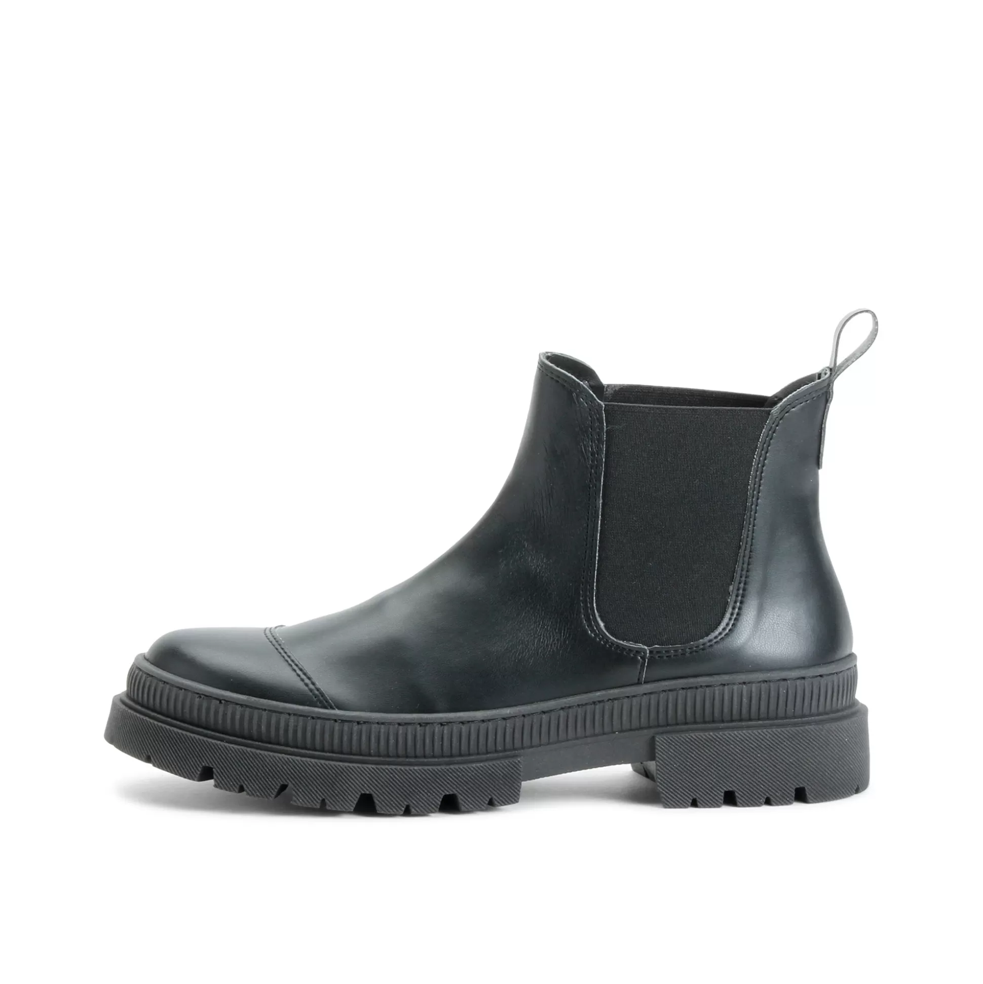 Damen Grand Step Yola Black Vegan Chelsea Boot